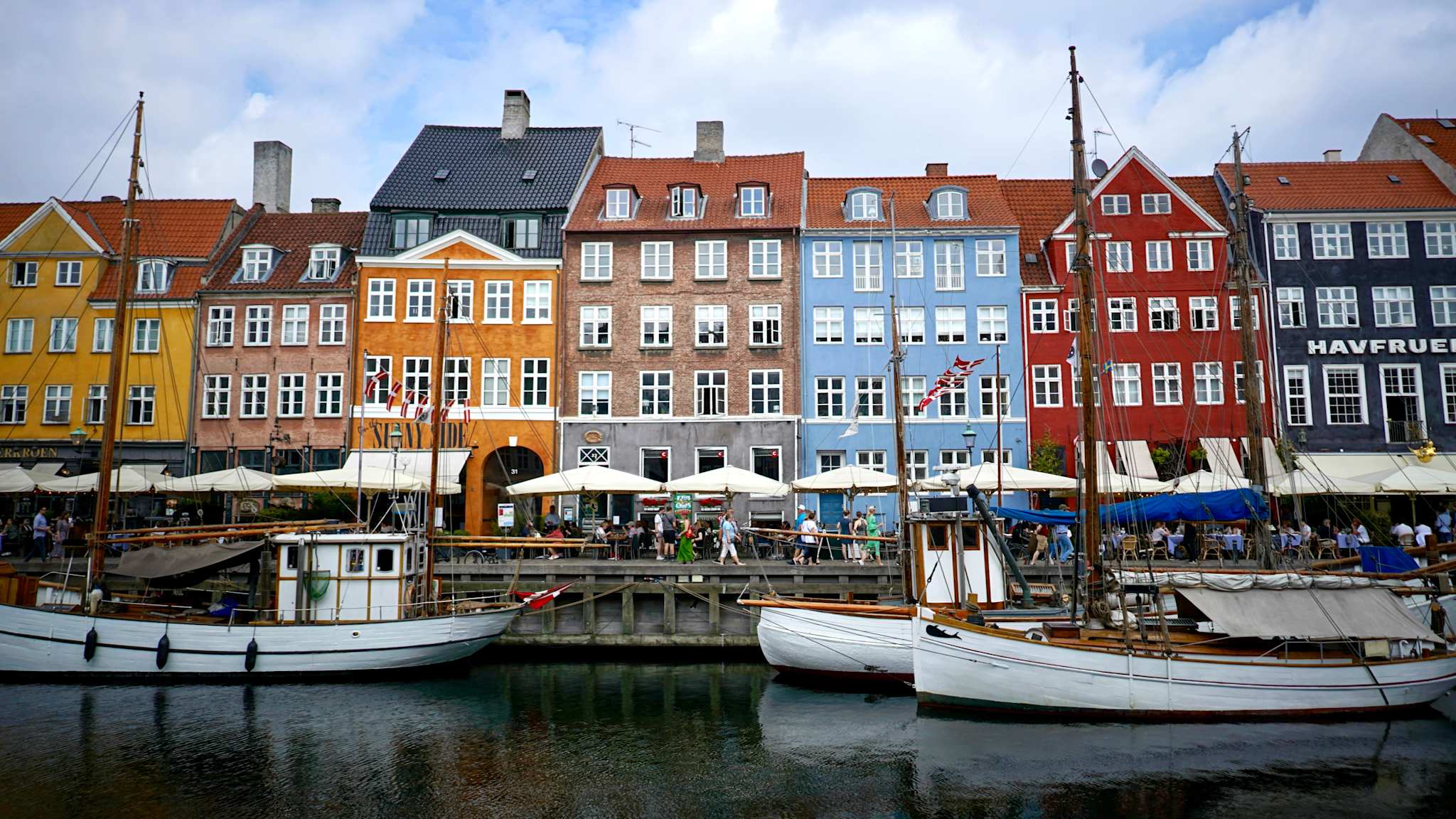 Der bunte Nyhavn in Kopenhagen