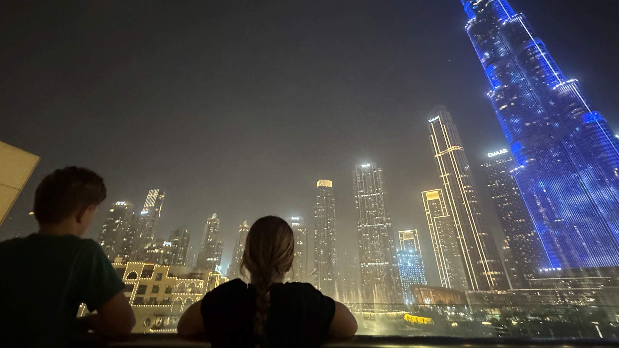 Skyline von Dubai in der Nacht © Nina Fleischhauer