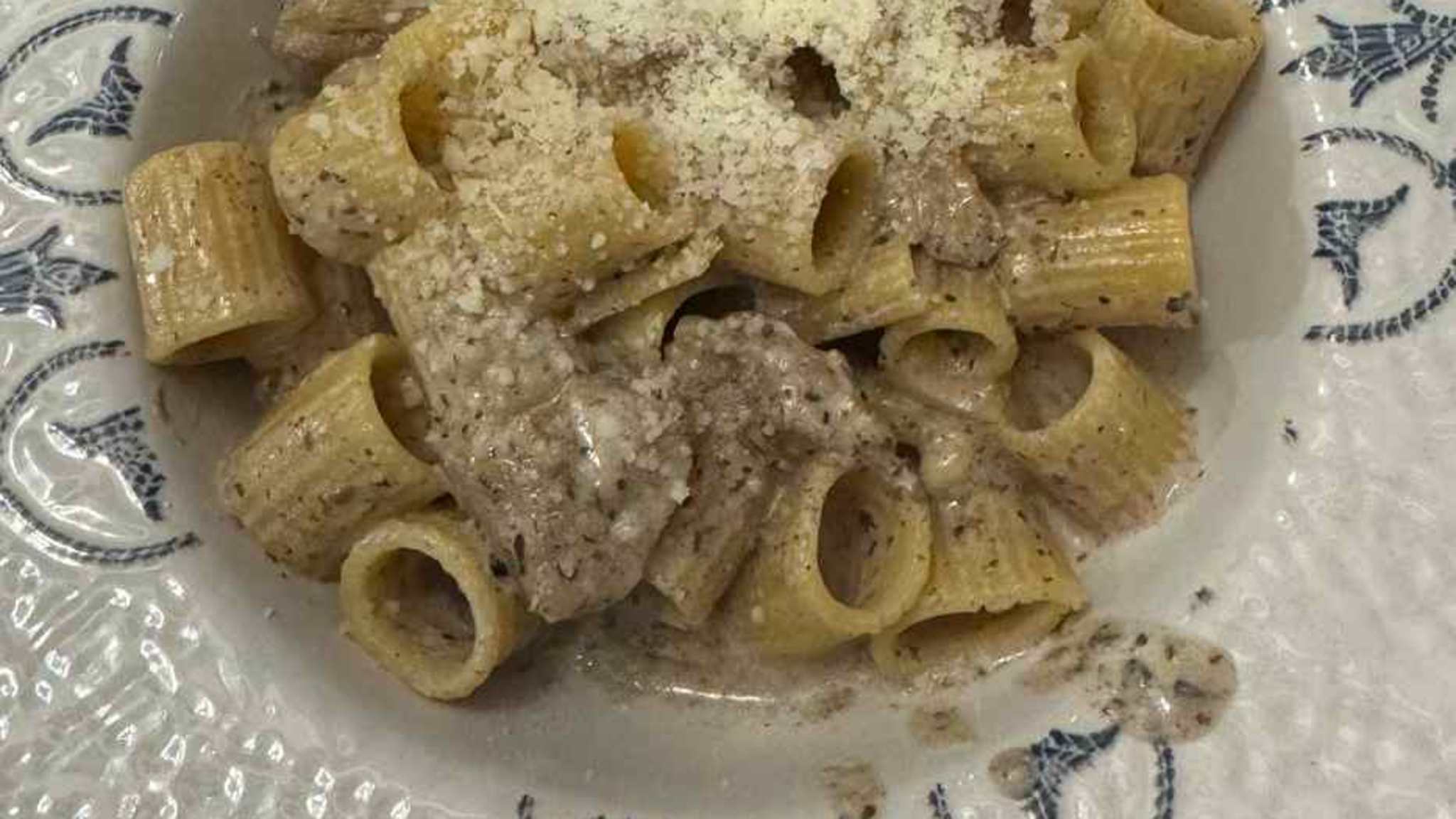 Gluten Free Trüffel-Pasta im La Vita e Bella in Valencia, Spanien
