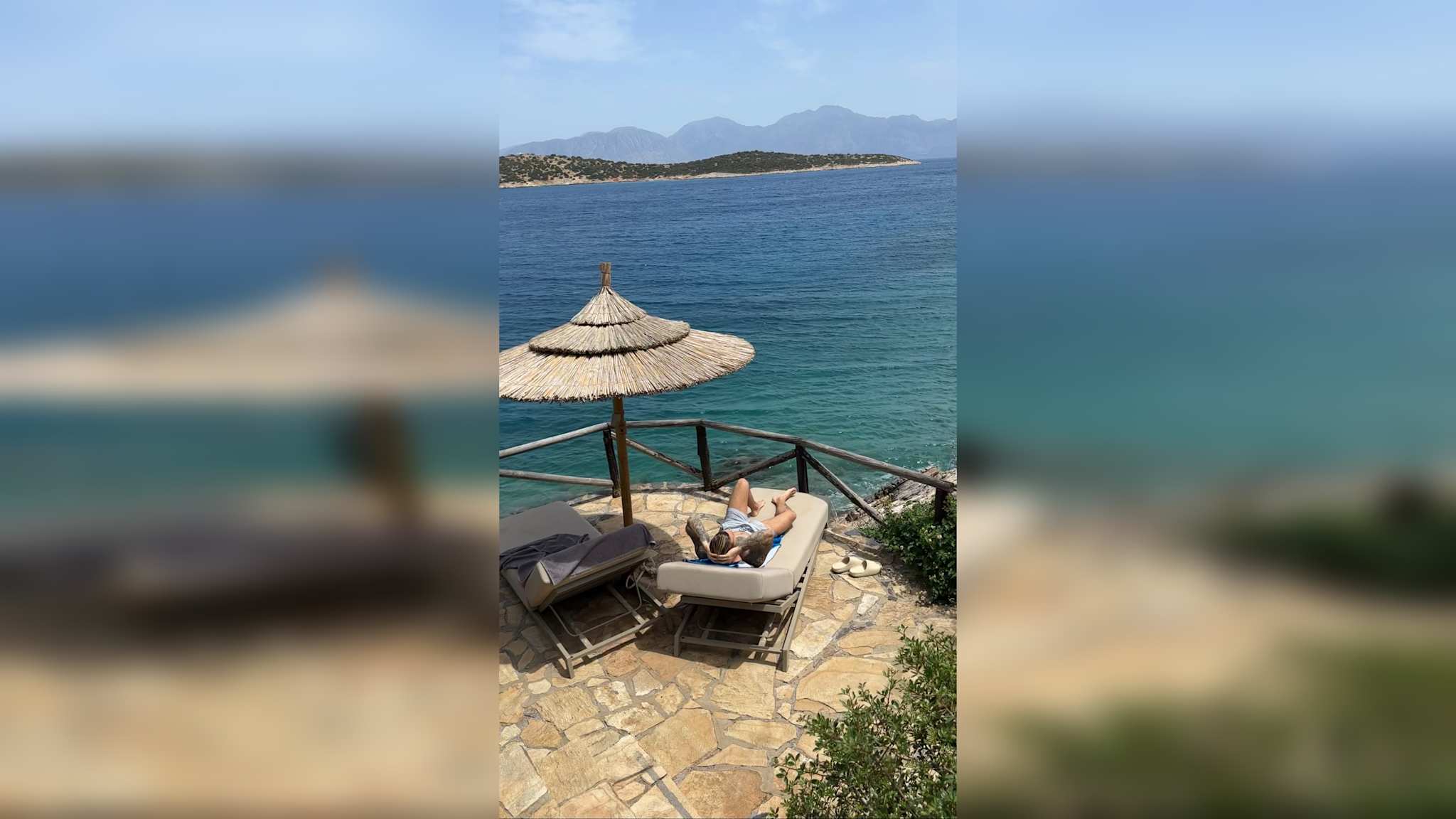 Versteckte Liegen im Minos Palace, Kreta © Stephi & Julian