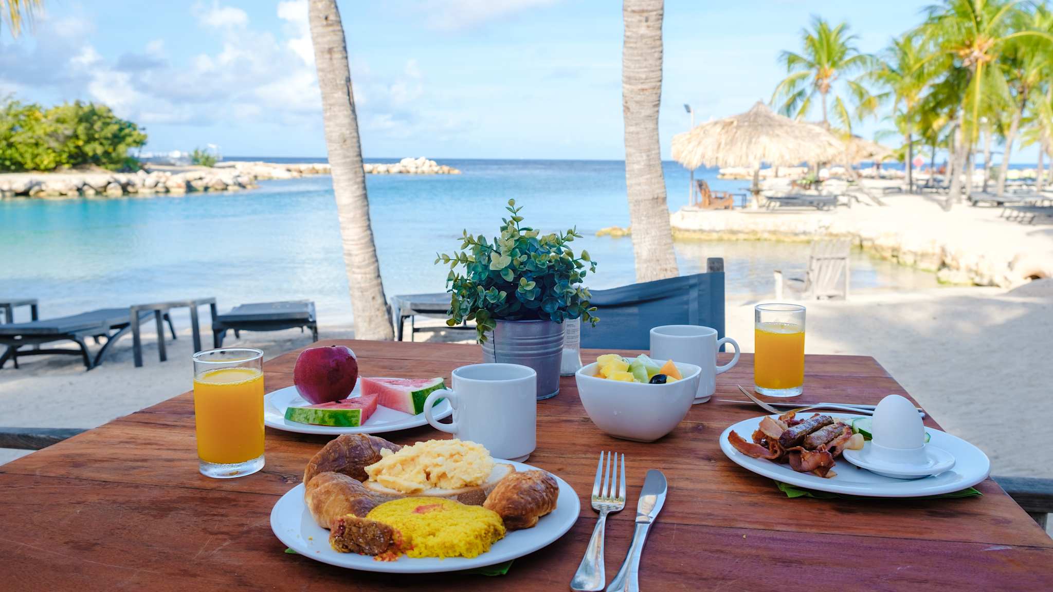 Frühstück auf Curaçao