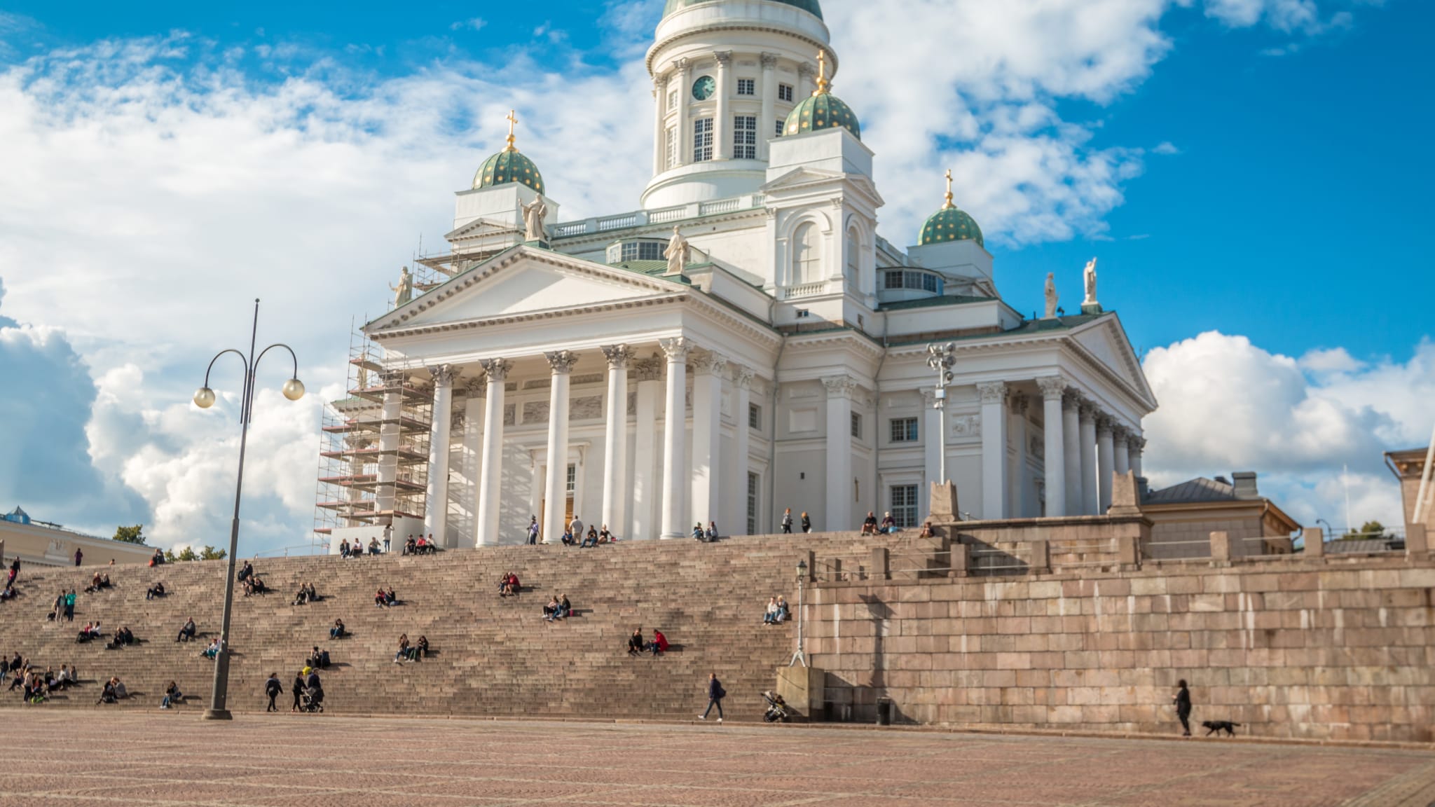 White church in Helsinki