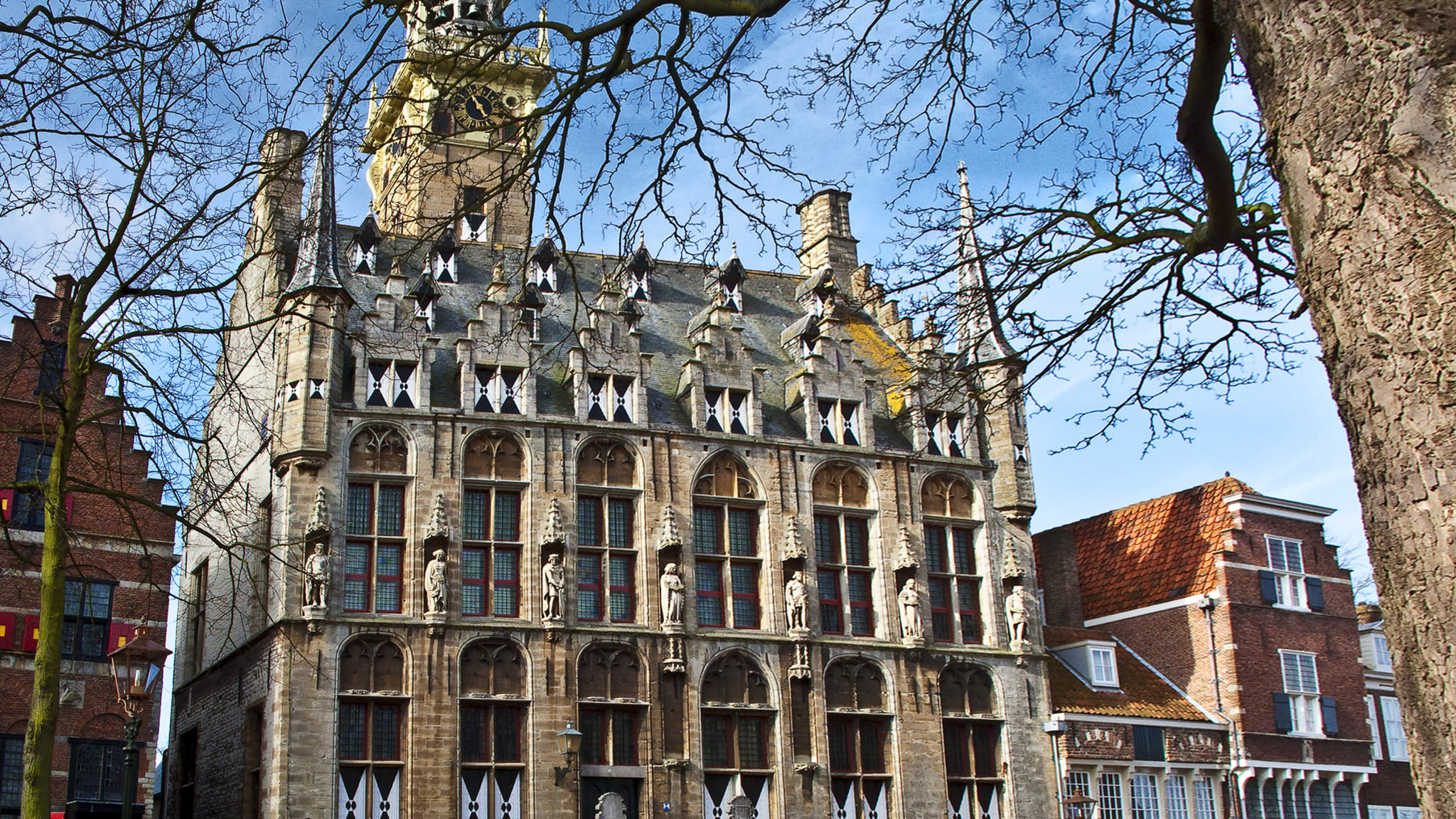 Rathaus von Veere, Zeeland, Niederlande