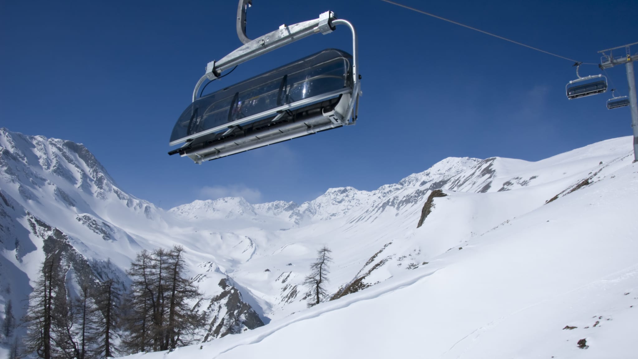 Sessellift in Serfaus Österreich