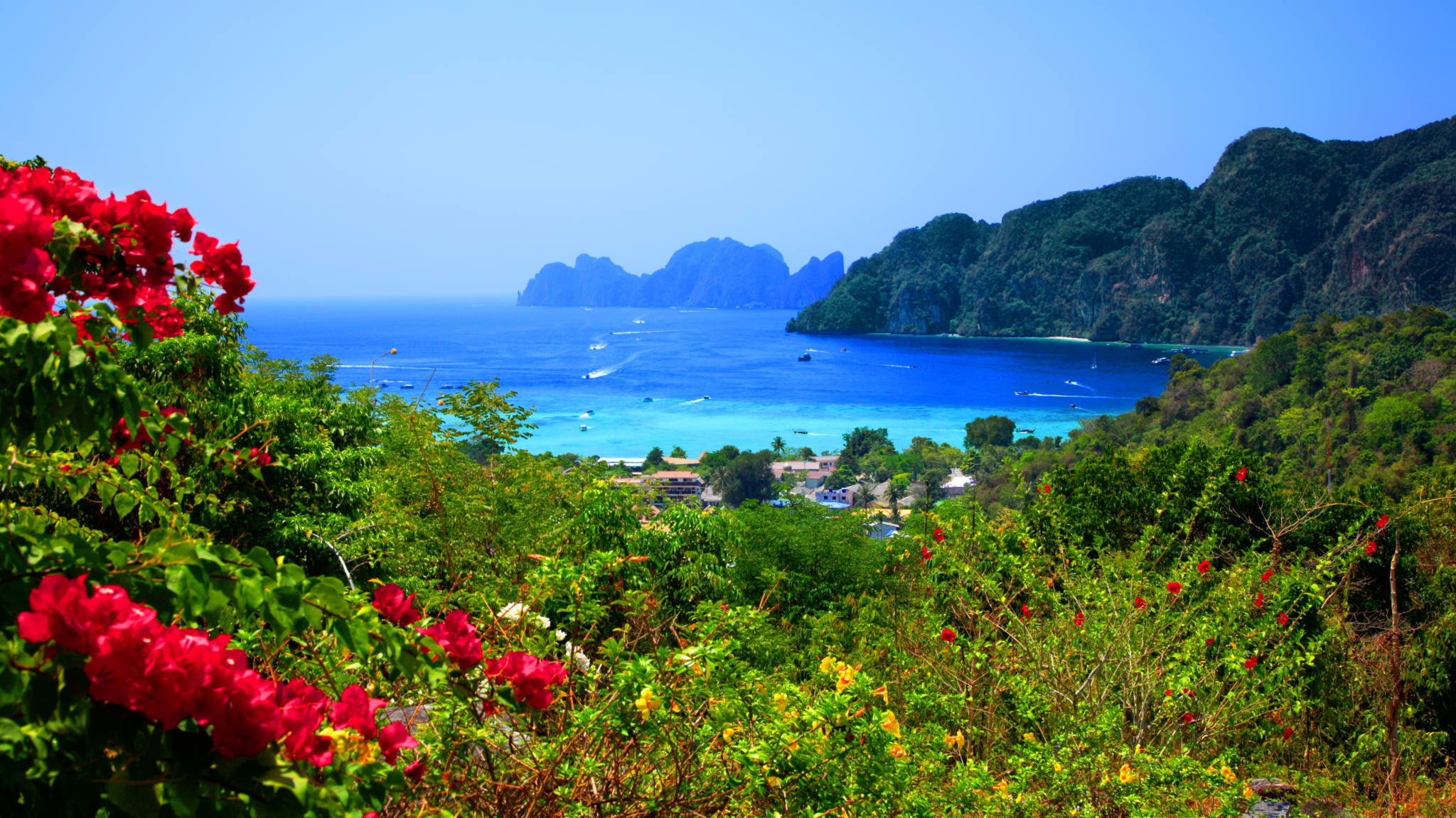 Ko Phi Phi Don Island, Tonsai Bay, Krabi province.