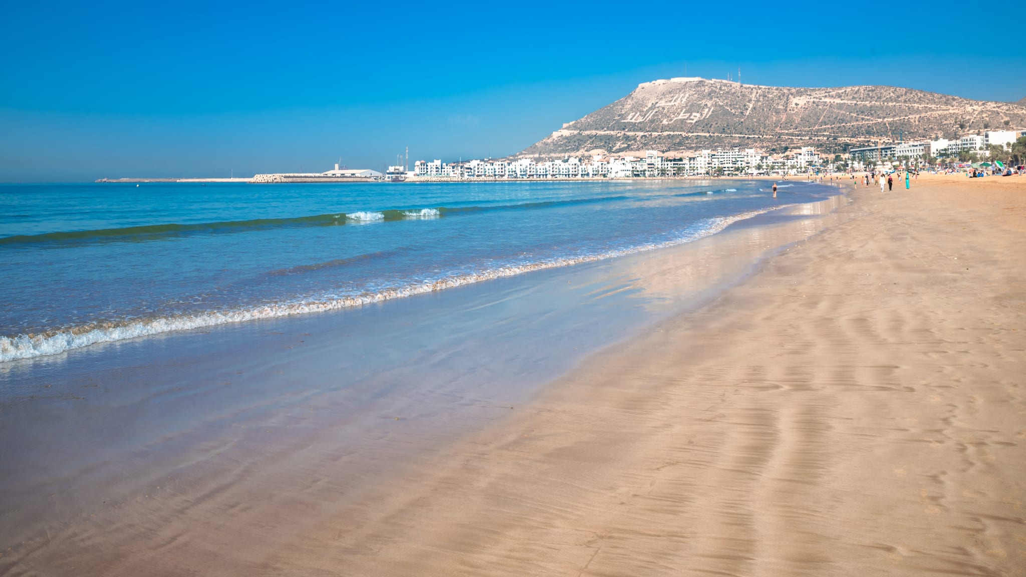 Strand von Agadir am Atlantik, Marokko