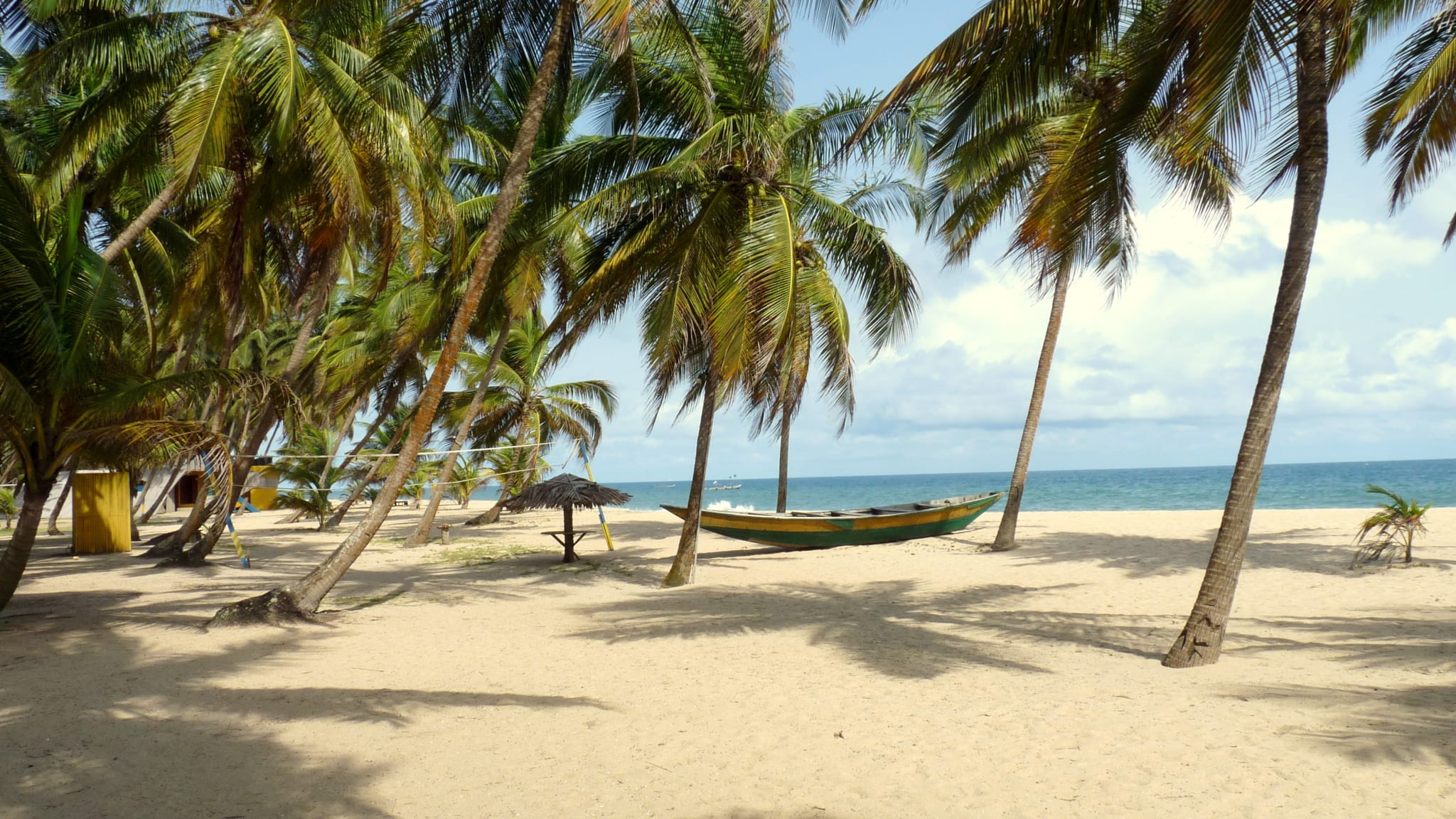 Lagos, Nigeria, Blick auf den idyllischen Strand