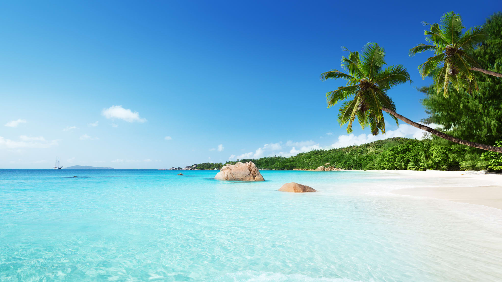 Praslin Island, Seychellen