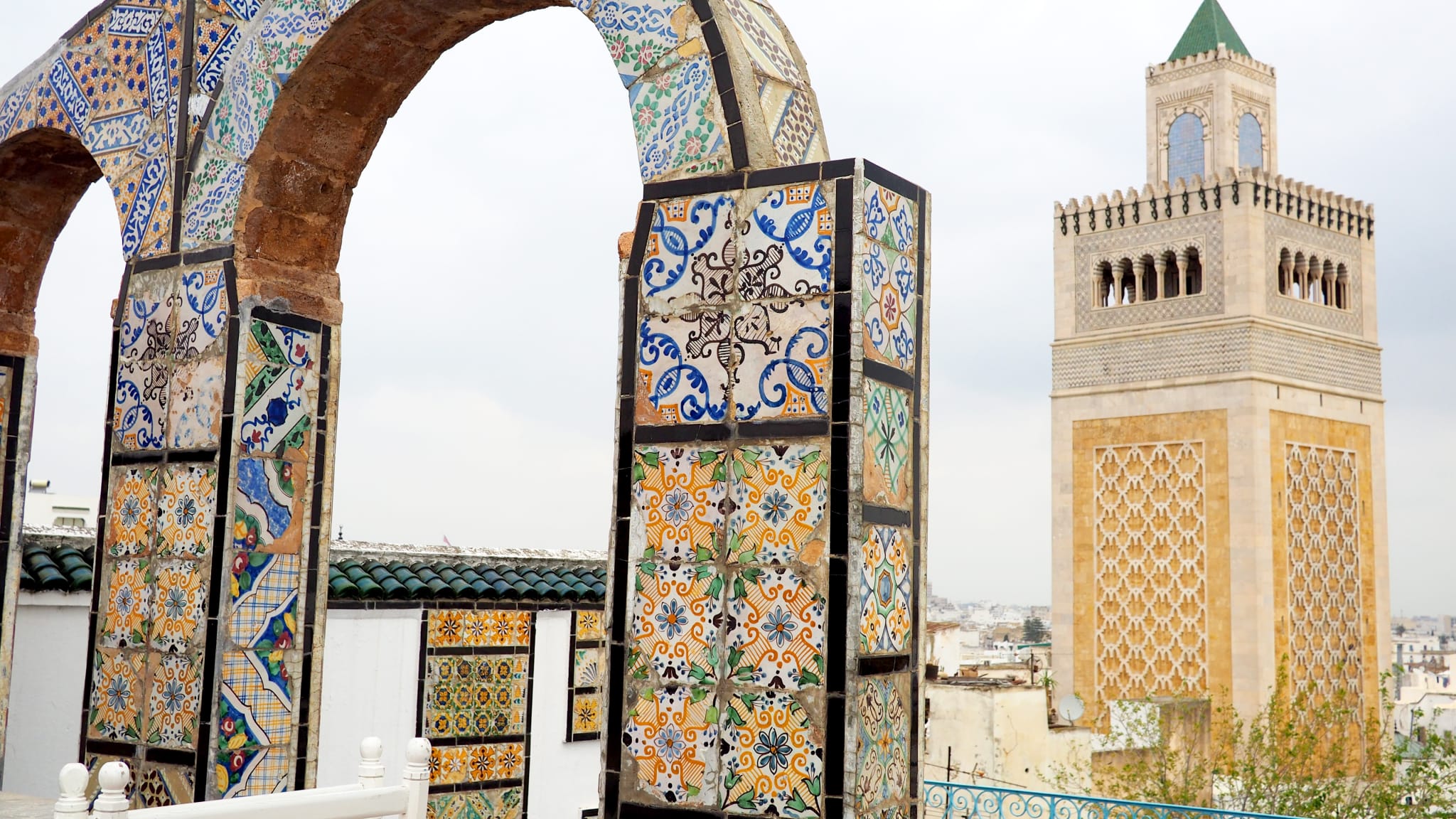 Blick über die Skyline von Tunis