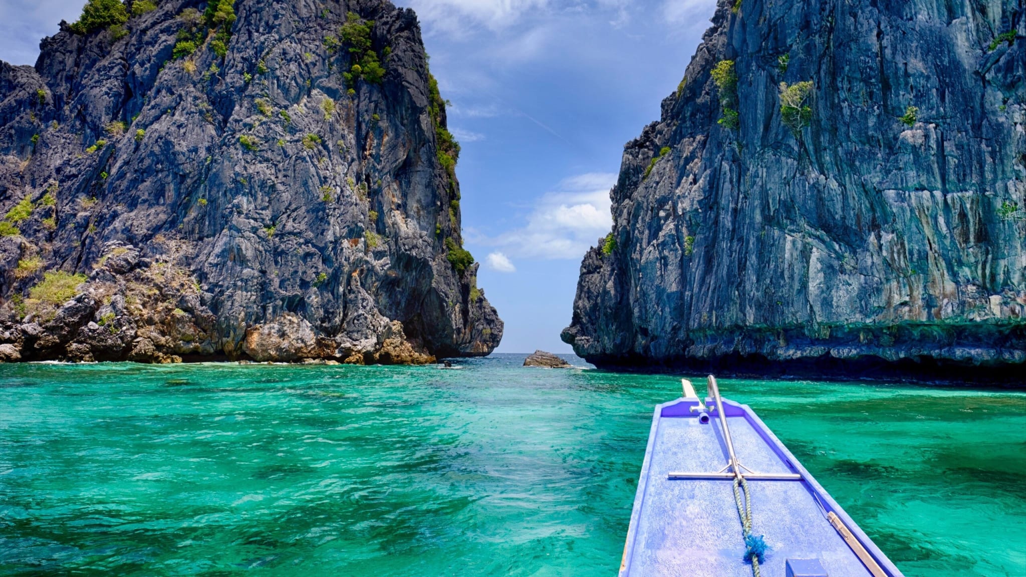 Panoramic View Of Sea Against Sky