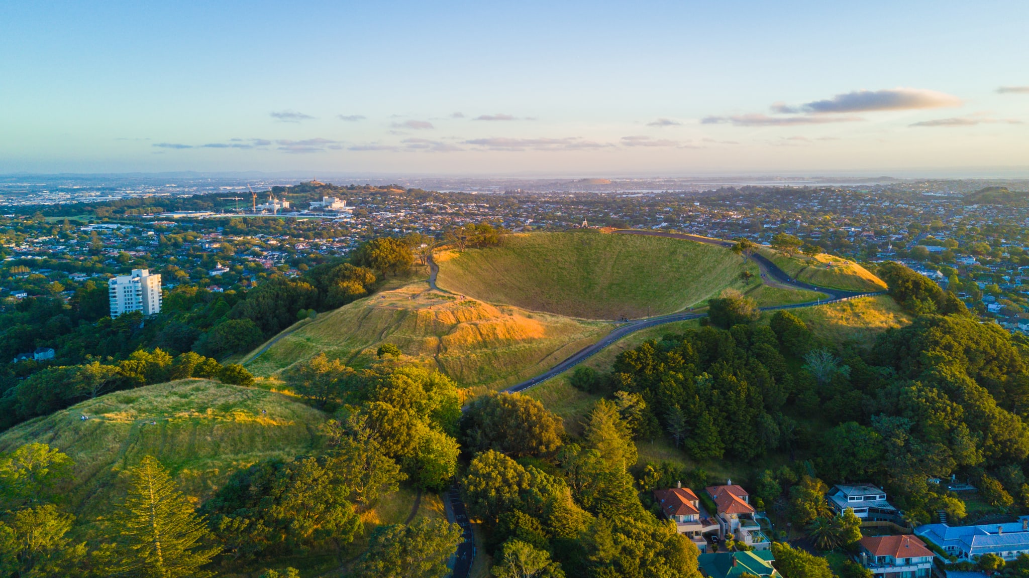 Vulkan-Krater Mount Eden, Auckland, Nordinsel