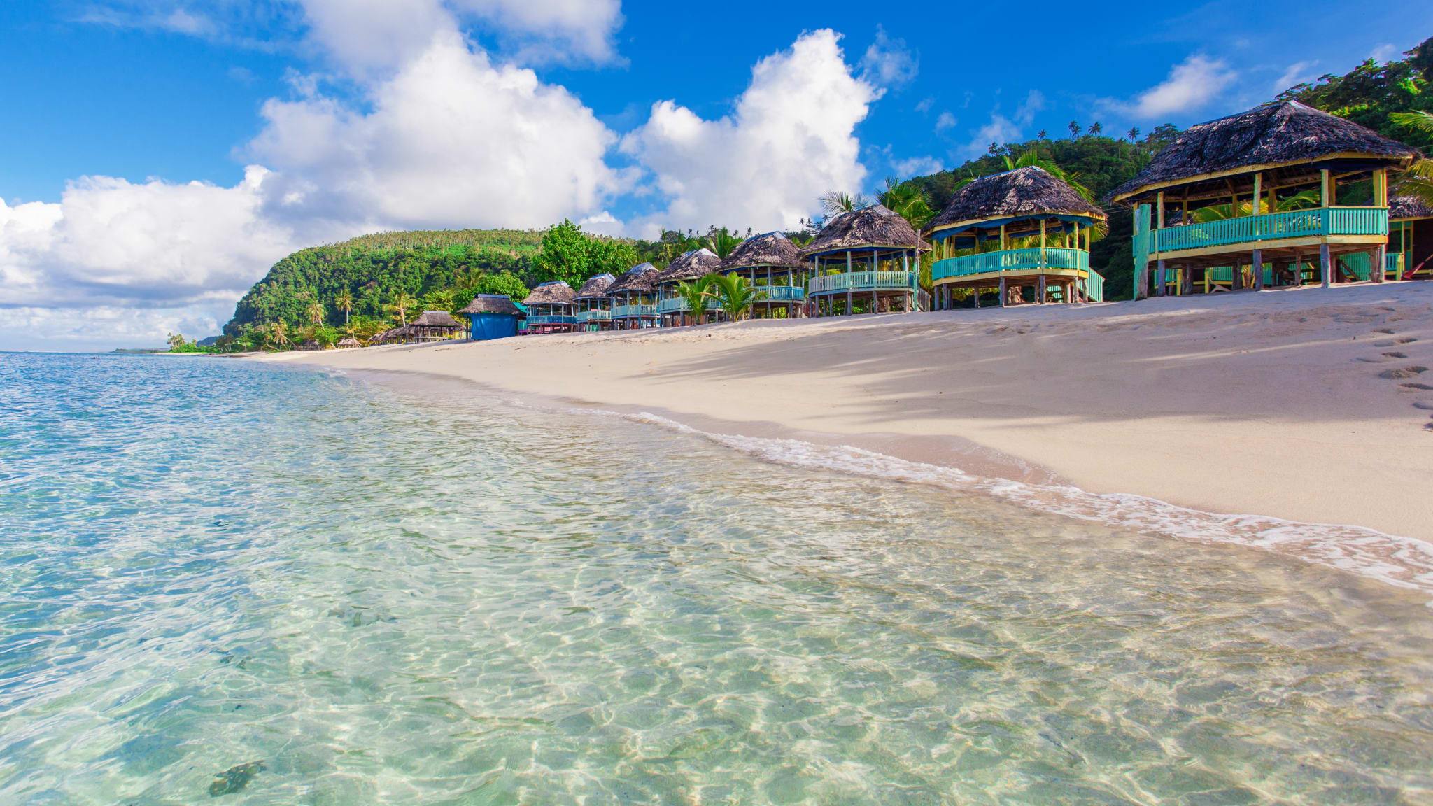 Samoa beach fales