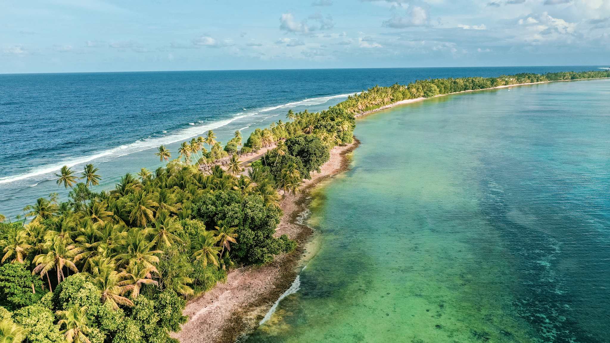 Insel Tuvalu, Pazifischer Ozean