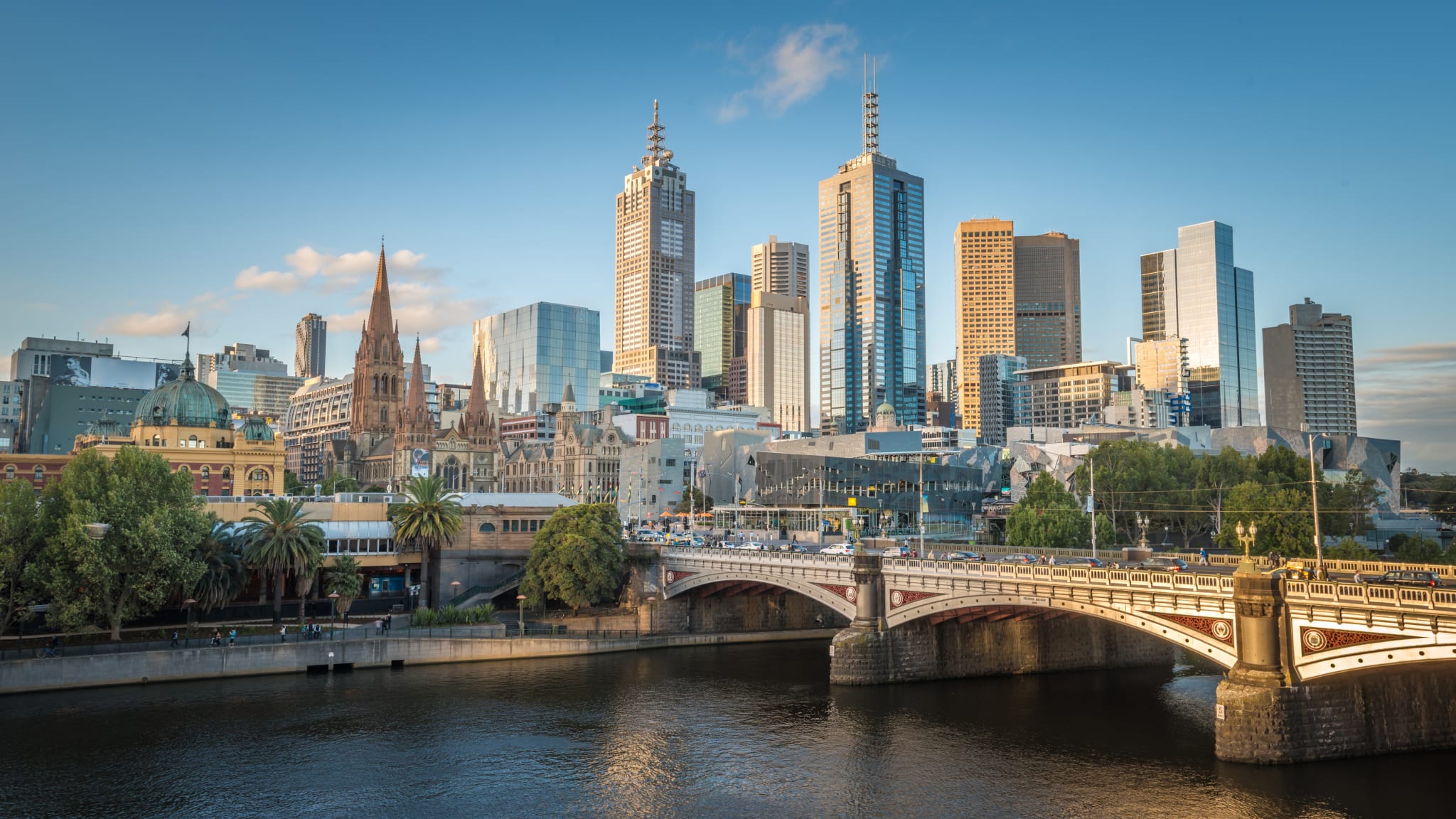 The city of Melbourne, Australia.