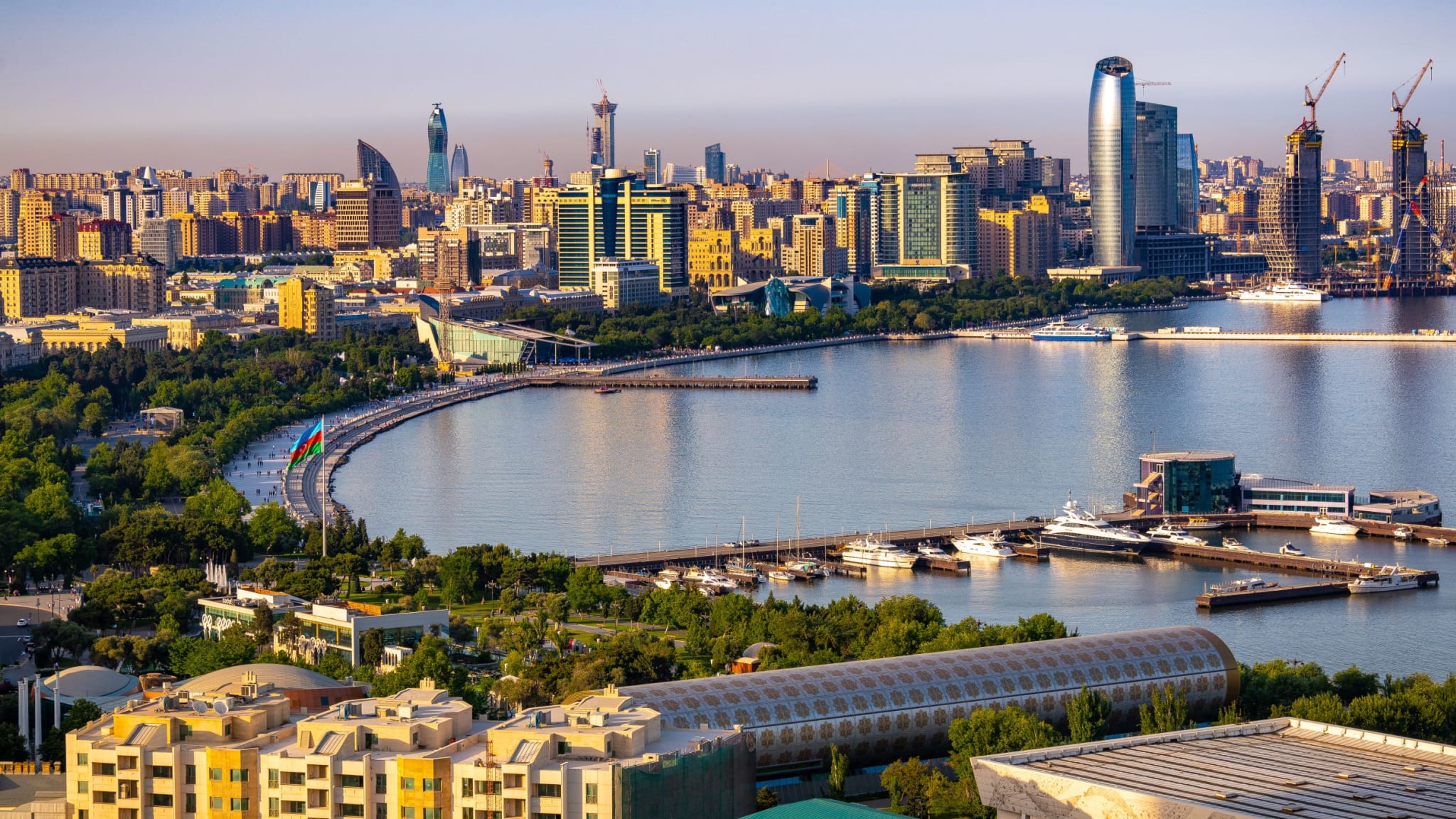 Hafen von Baku, Aserbaidschan