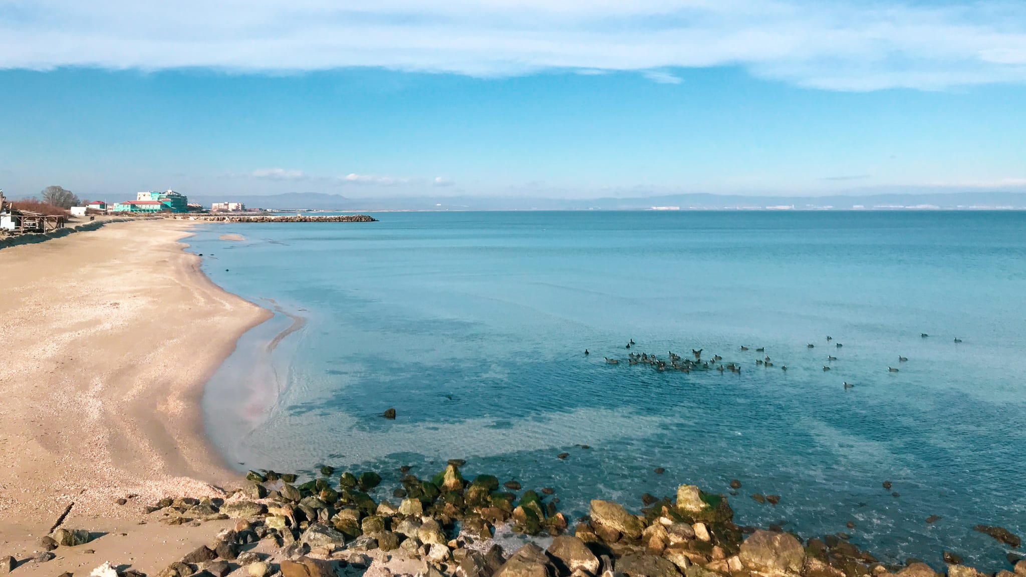 Strand, Pomorie, Bulgarien