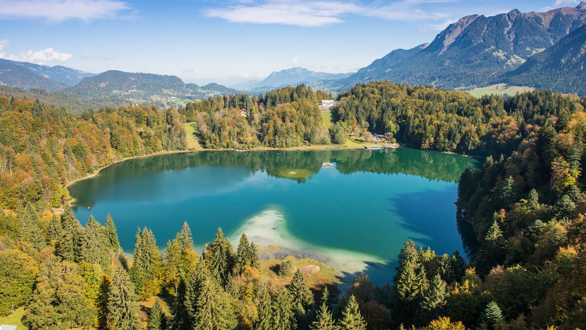 Freibergsee, Oberstdorf, Bayern