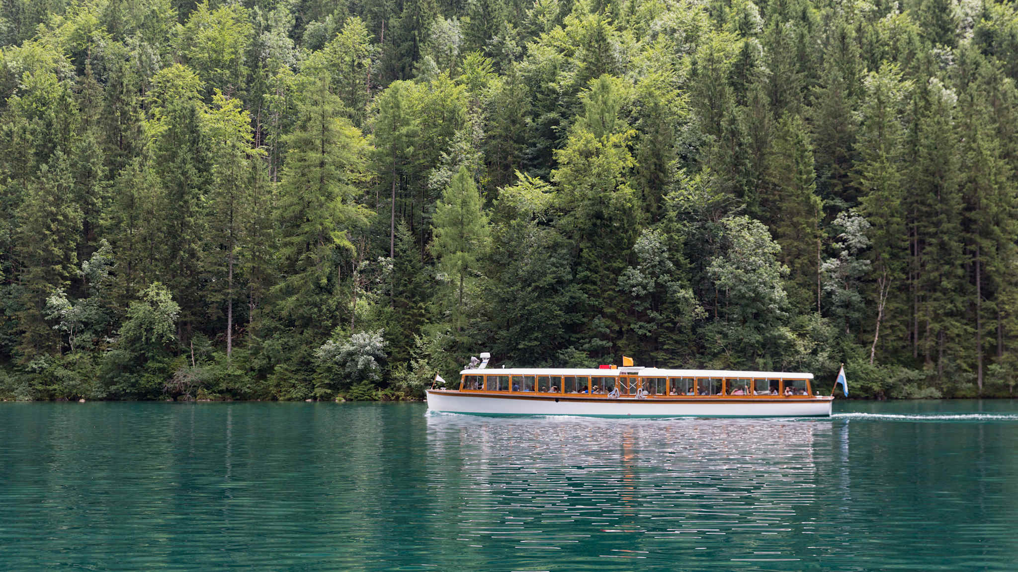 Starten Sie Schiff auf See Info in der Nähe von Berchtesgaden in Deutschland