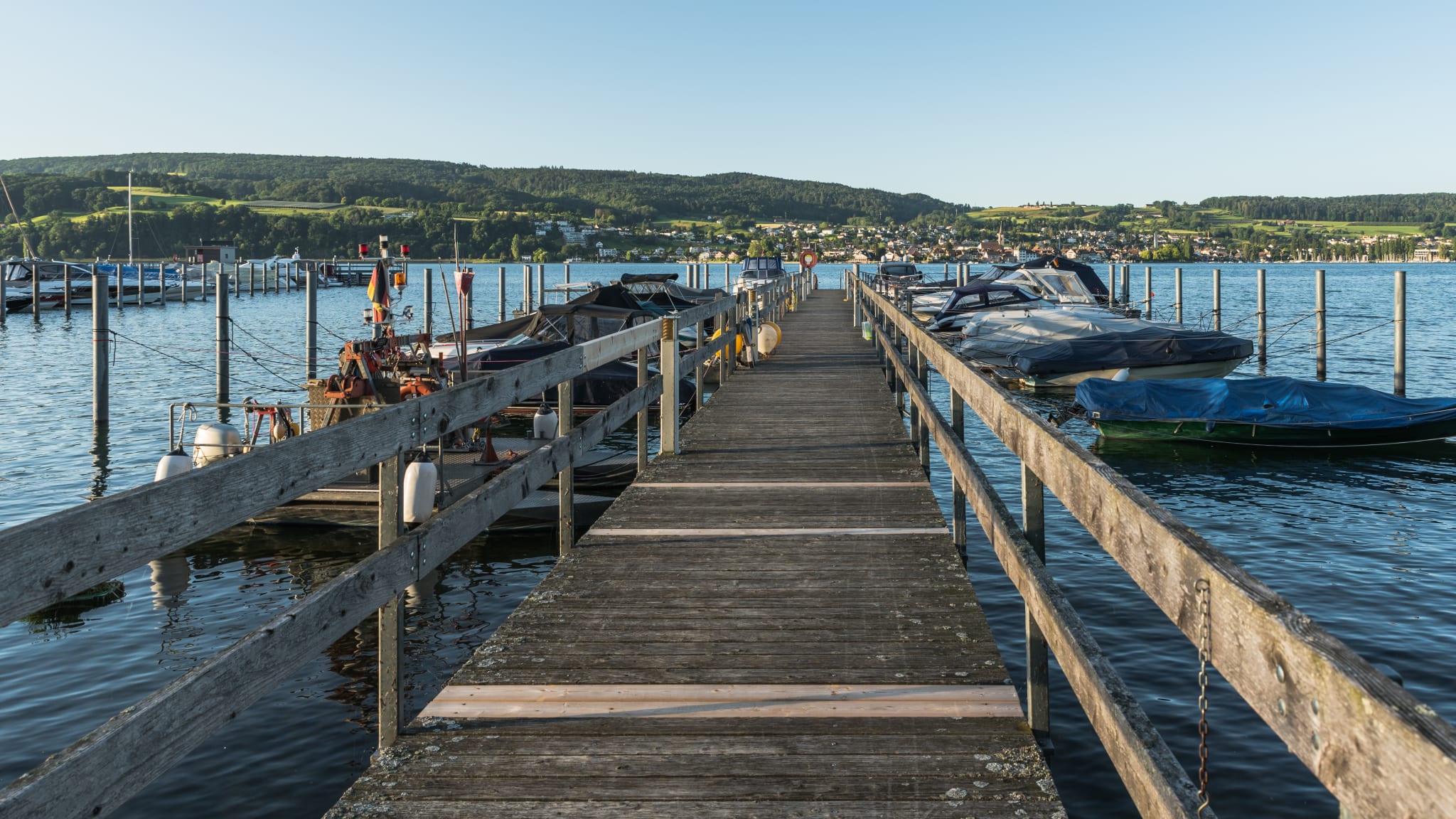 Hafen von Gaienhofen, Bodensee, Deutschland