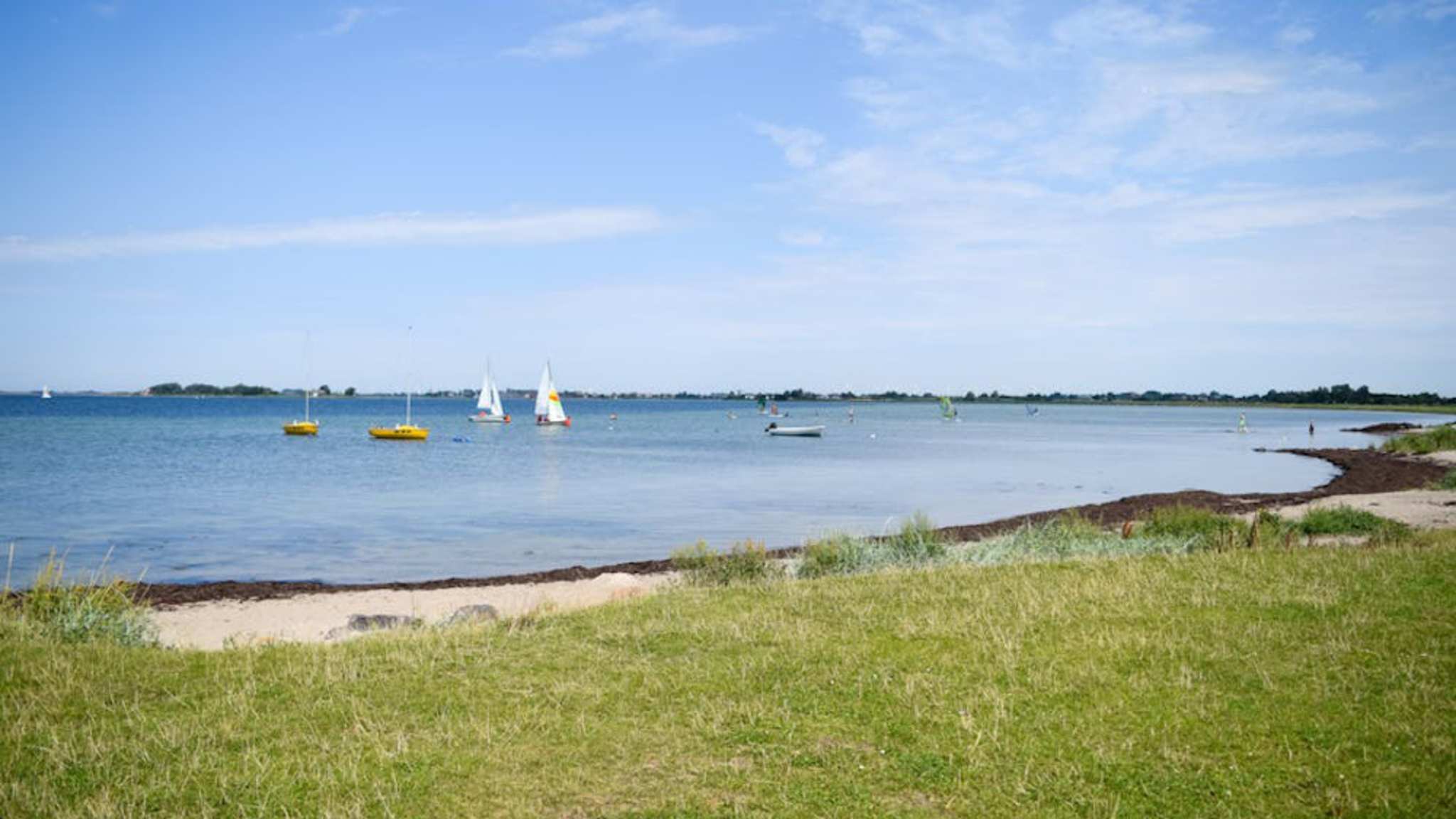 Naturstrand Gold auf Fehmarn, Deutschland