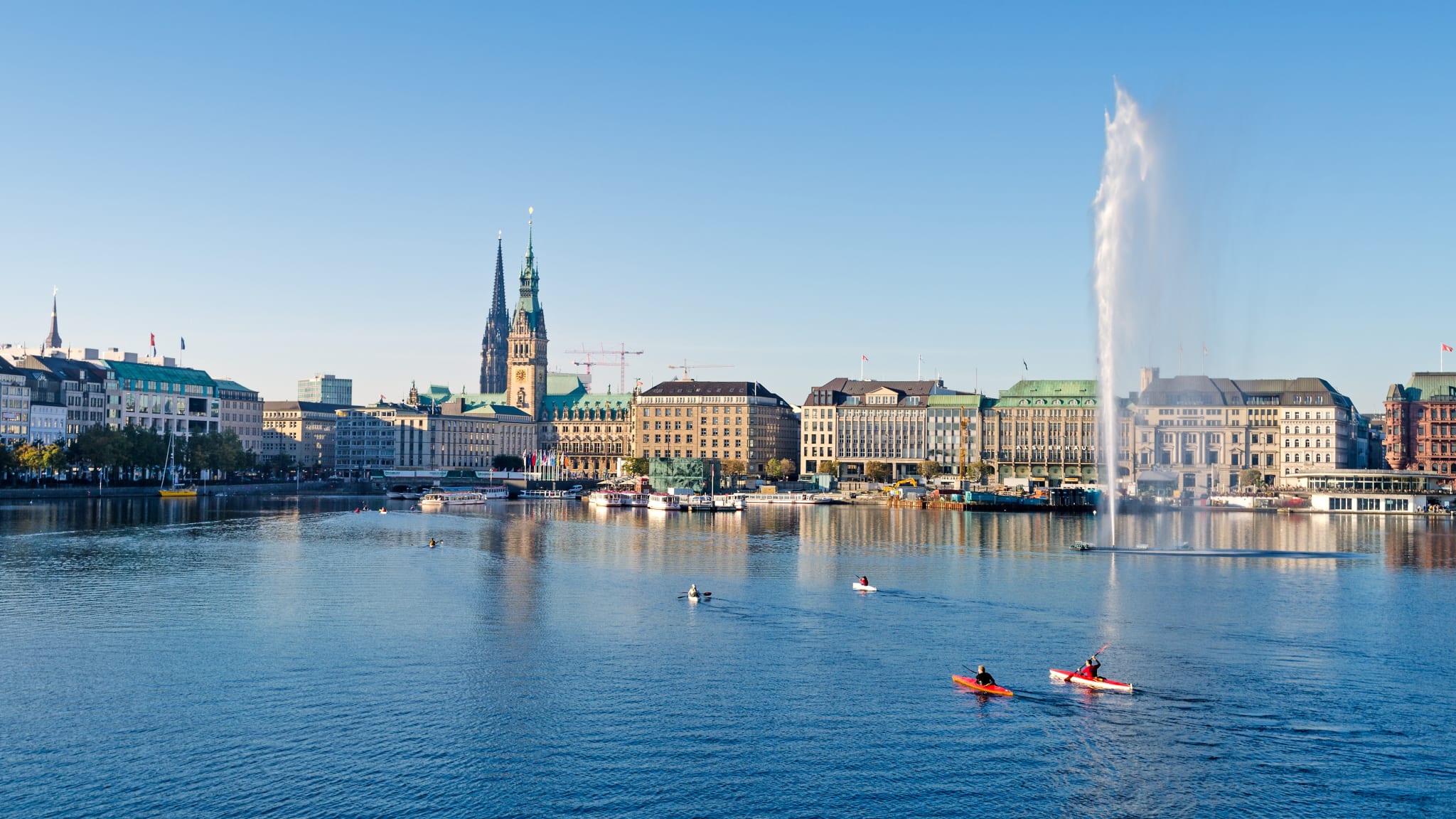 Fluss Alster, Hamburg