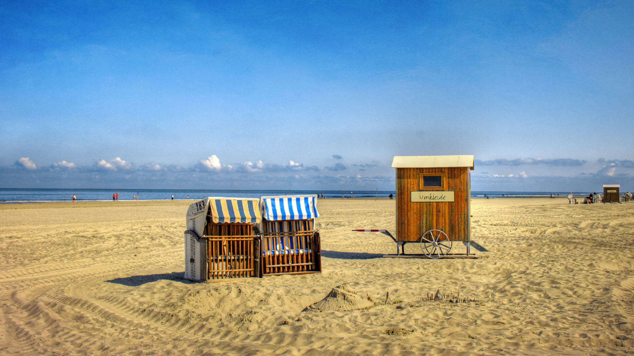 Umkleide & Strandkörbe Spiekeroog, Niedersachsen