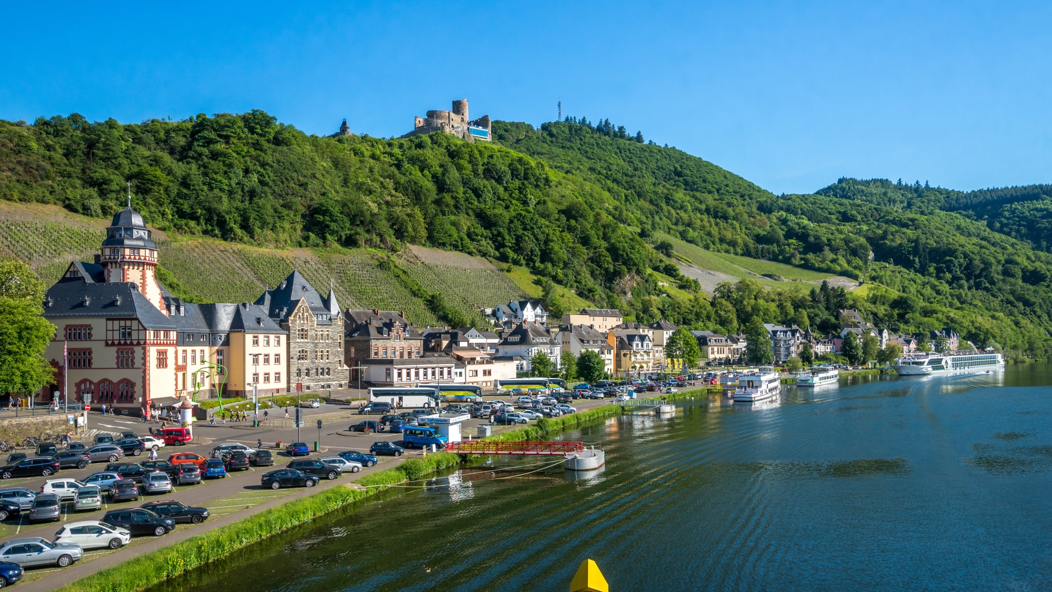 Schiffsanleger, Bernkastel-Kues, Rheinland-Pfalz