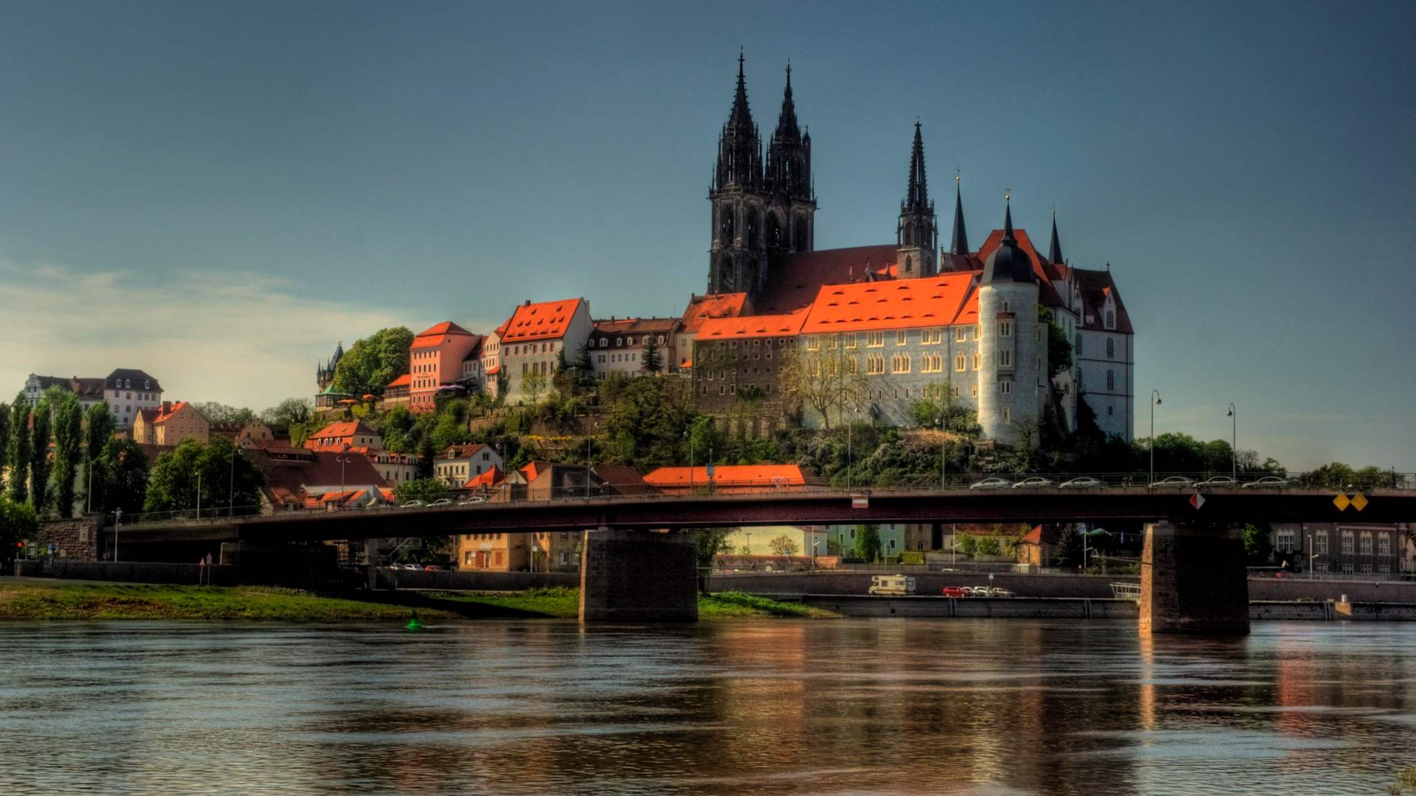 Meissen, Elbe river, Albrechtsburg