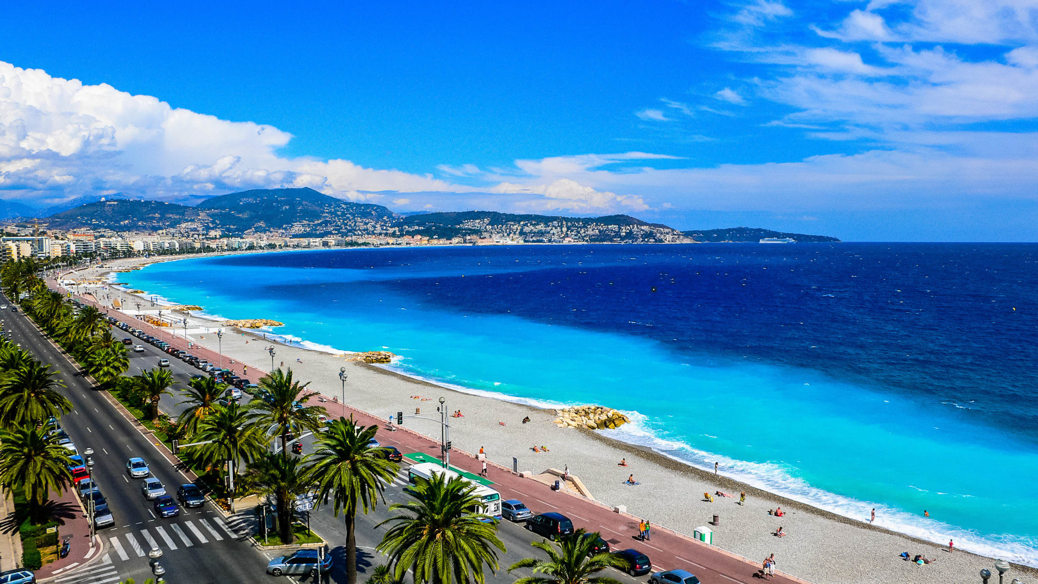 Strand Nizza, Côte d'Azur