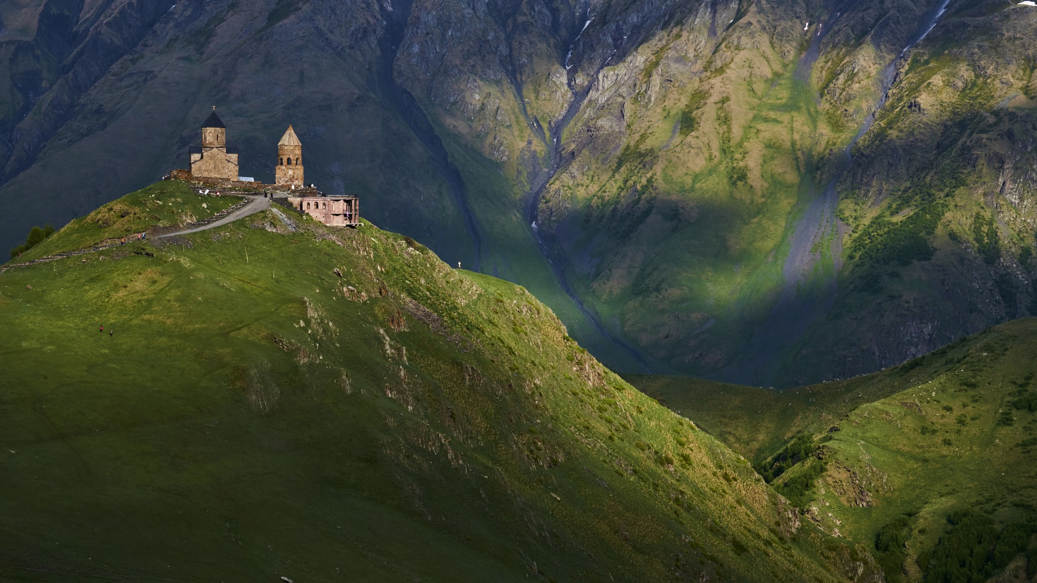 Mount Kazbek in Georgien