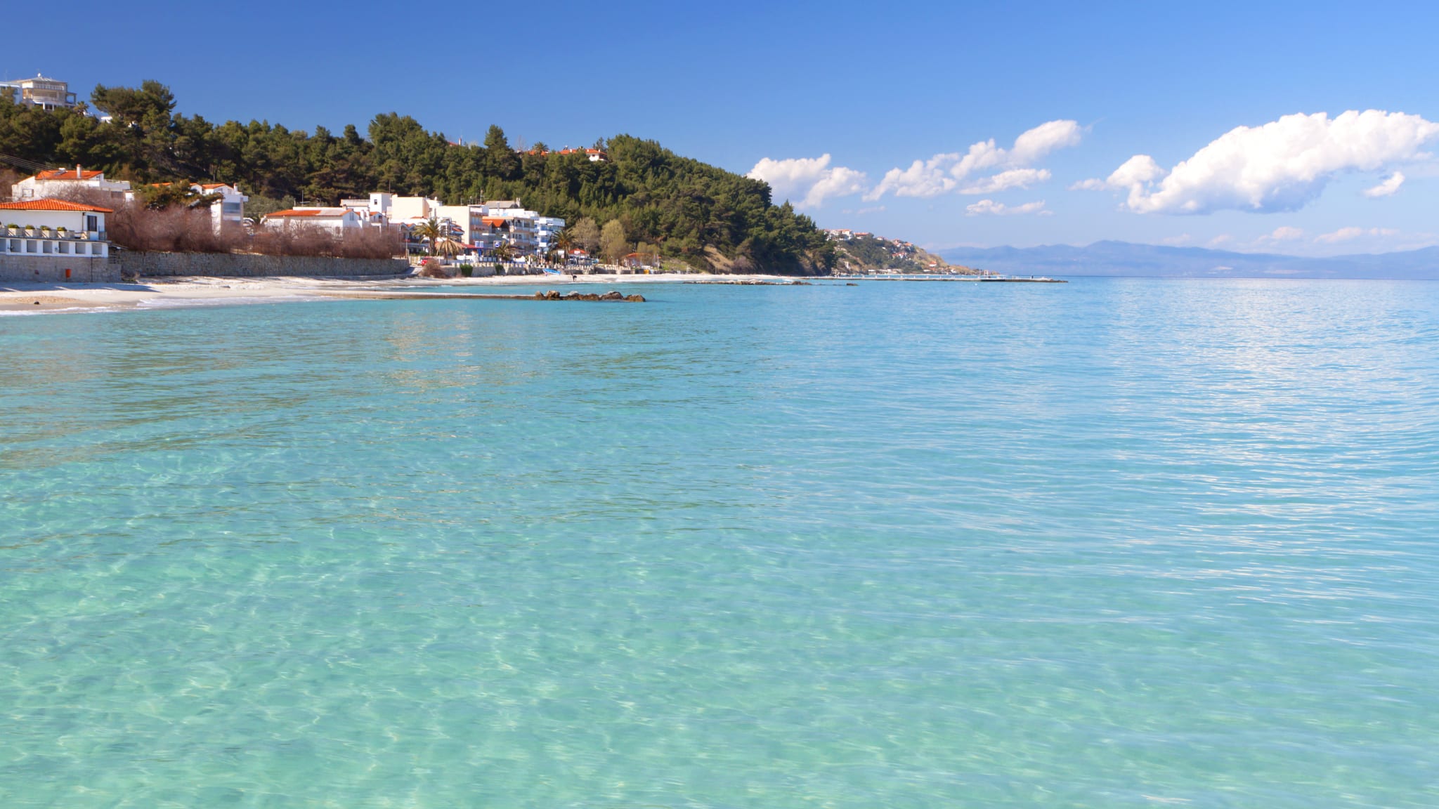 Kallithea Sommer-resort auf Chalkidiki, Griechenland