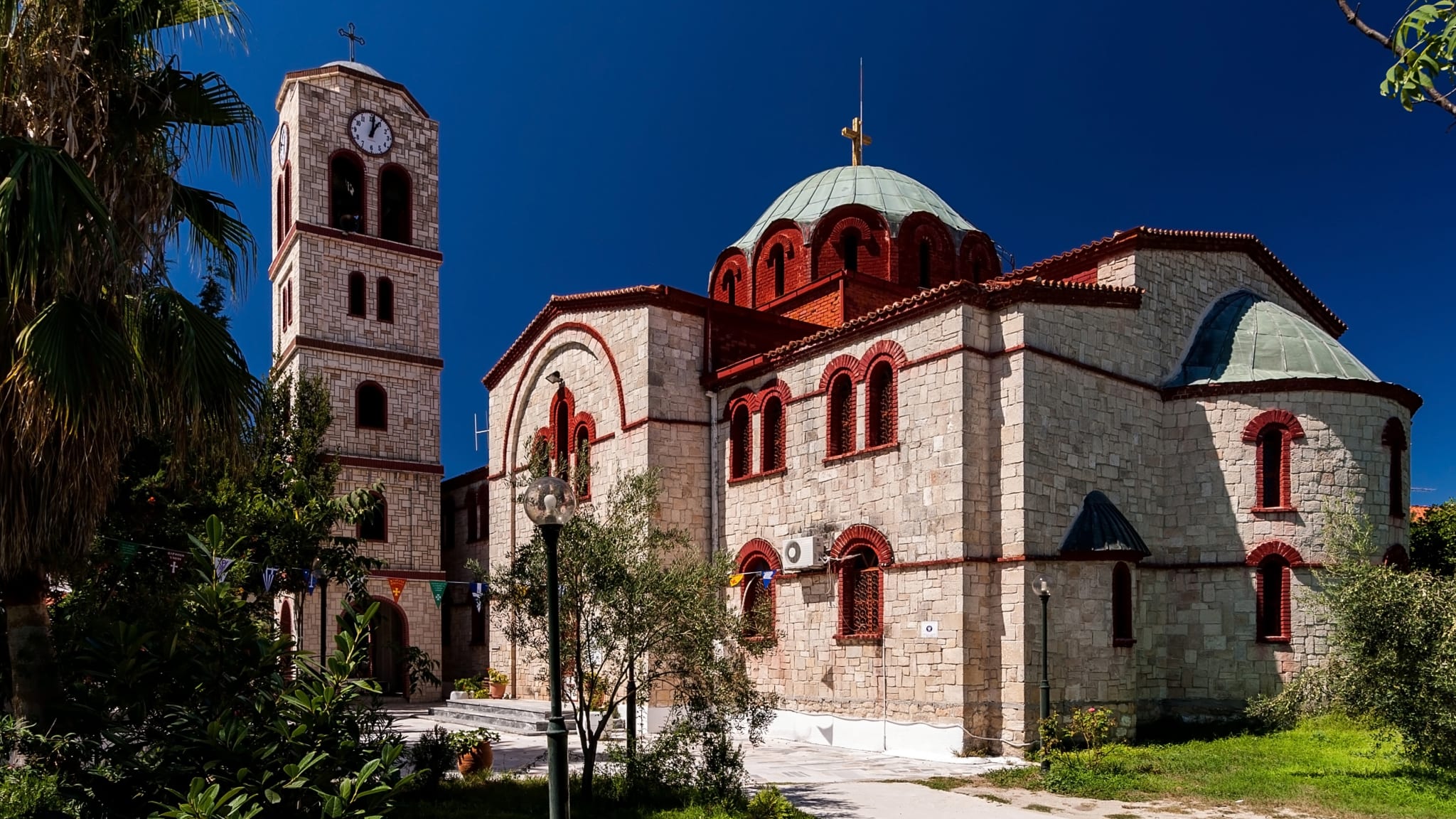 Ortodox Kirche in Pefkochori, Griechenland