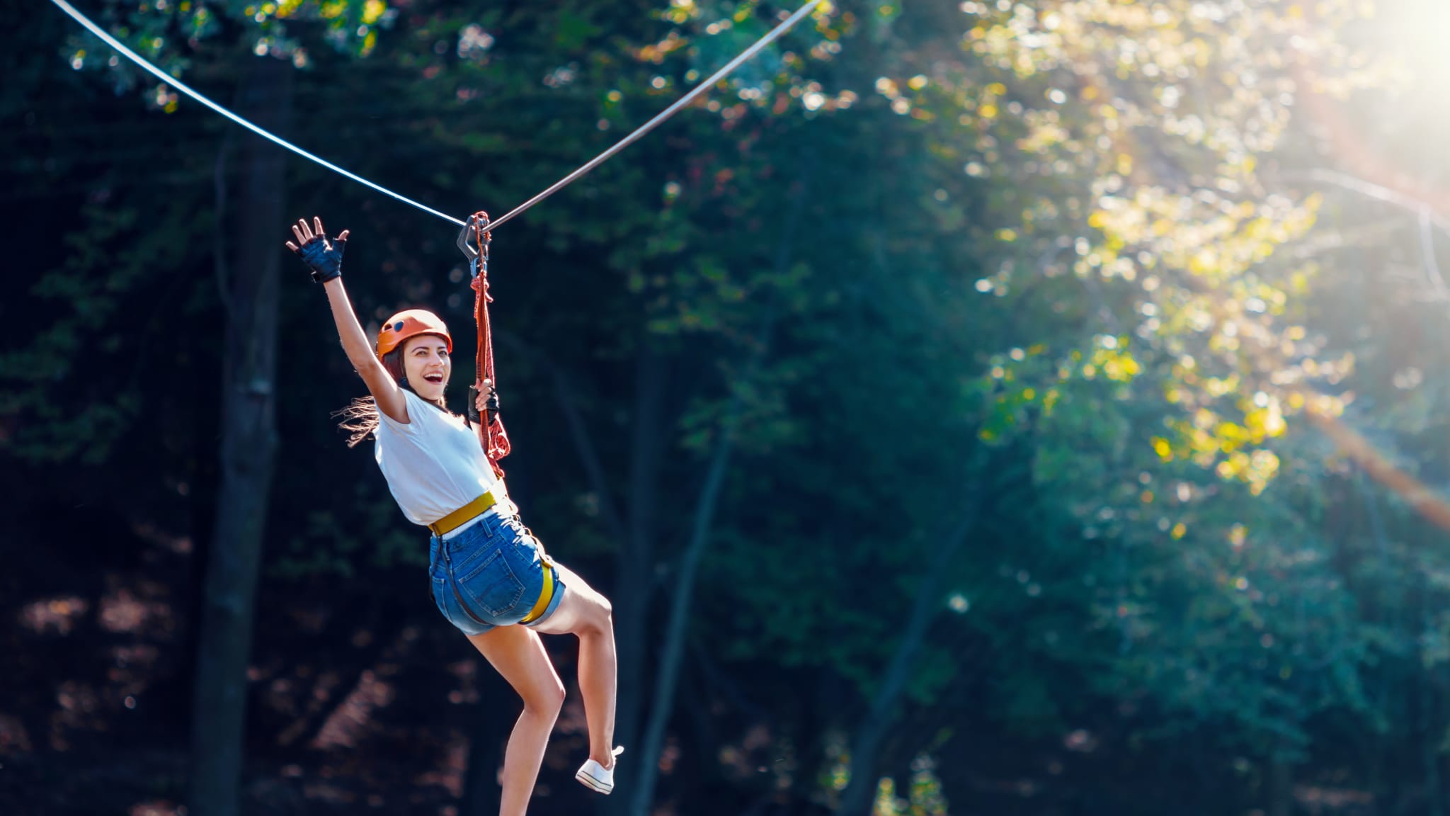Kletterpark als Ausflug