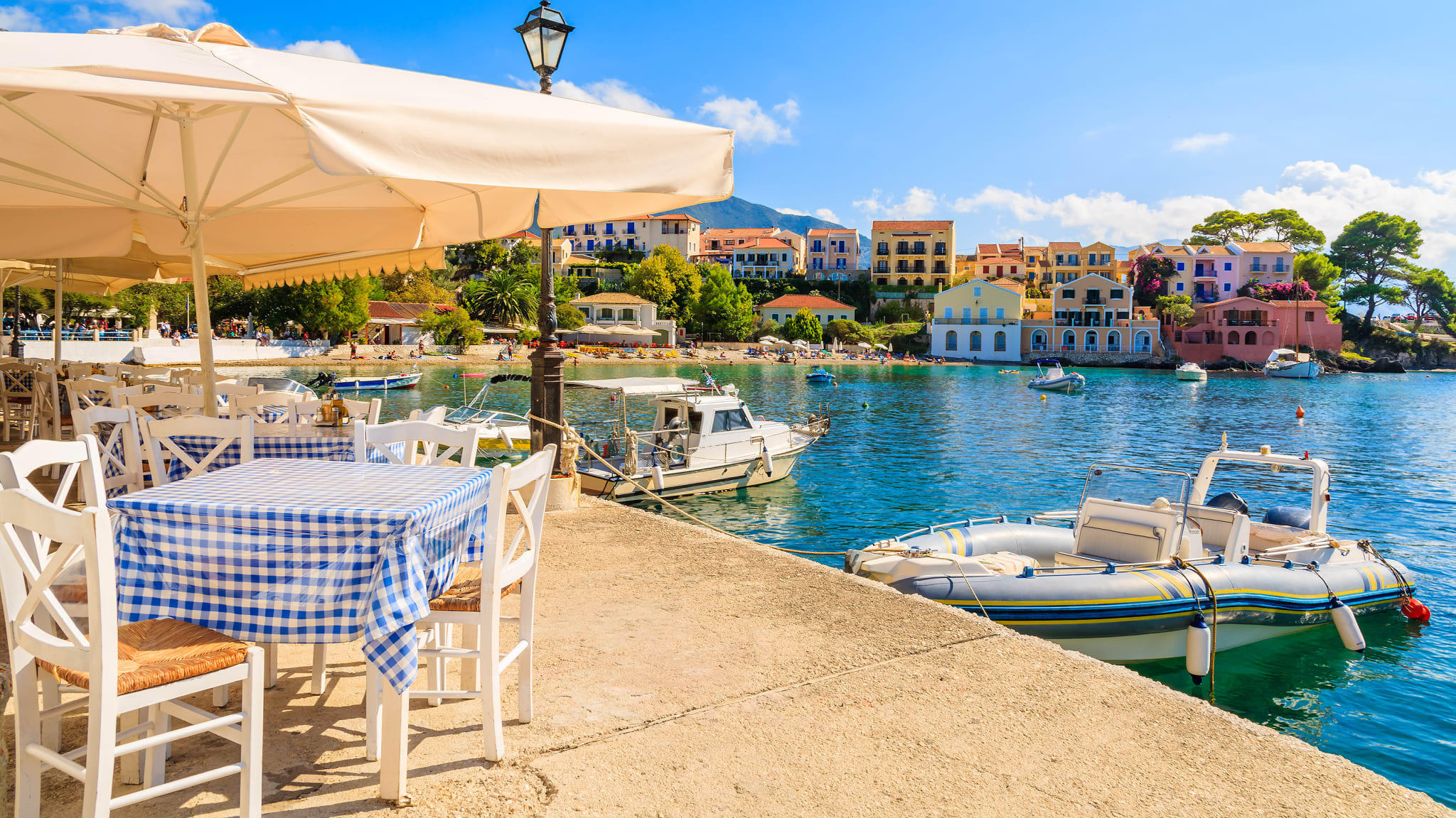 Hafen Asos, Kefalonia, Griechenland