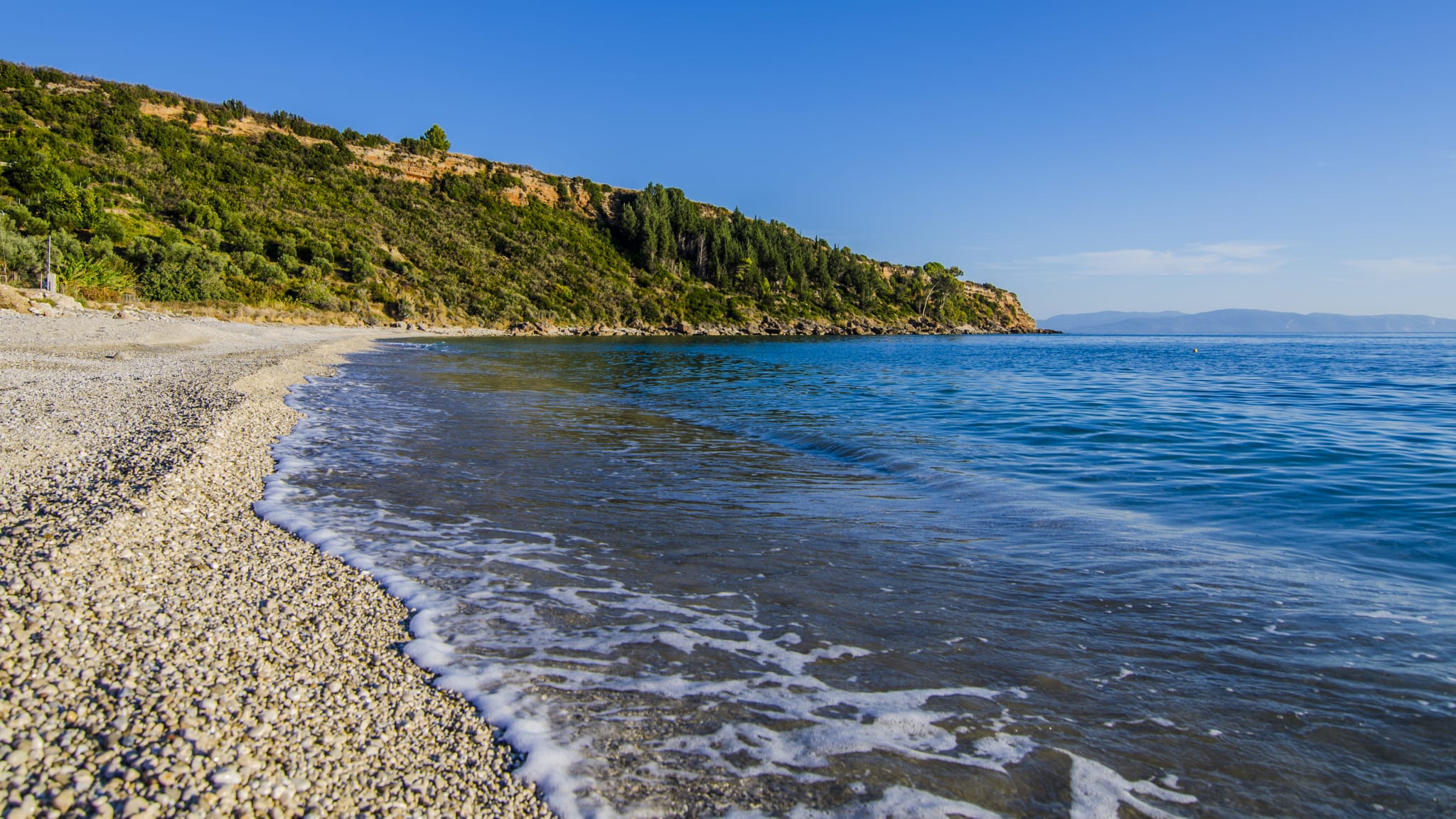 Strand Lourdata, Kefalonia, Griechenland