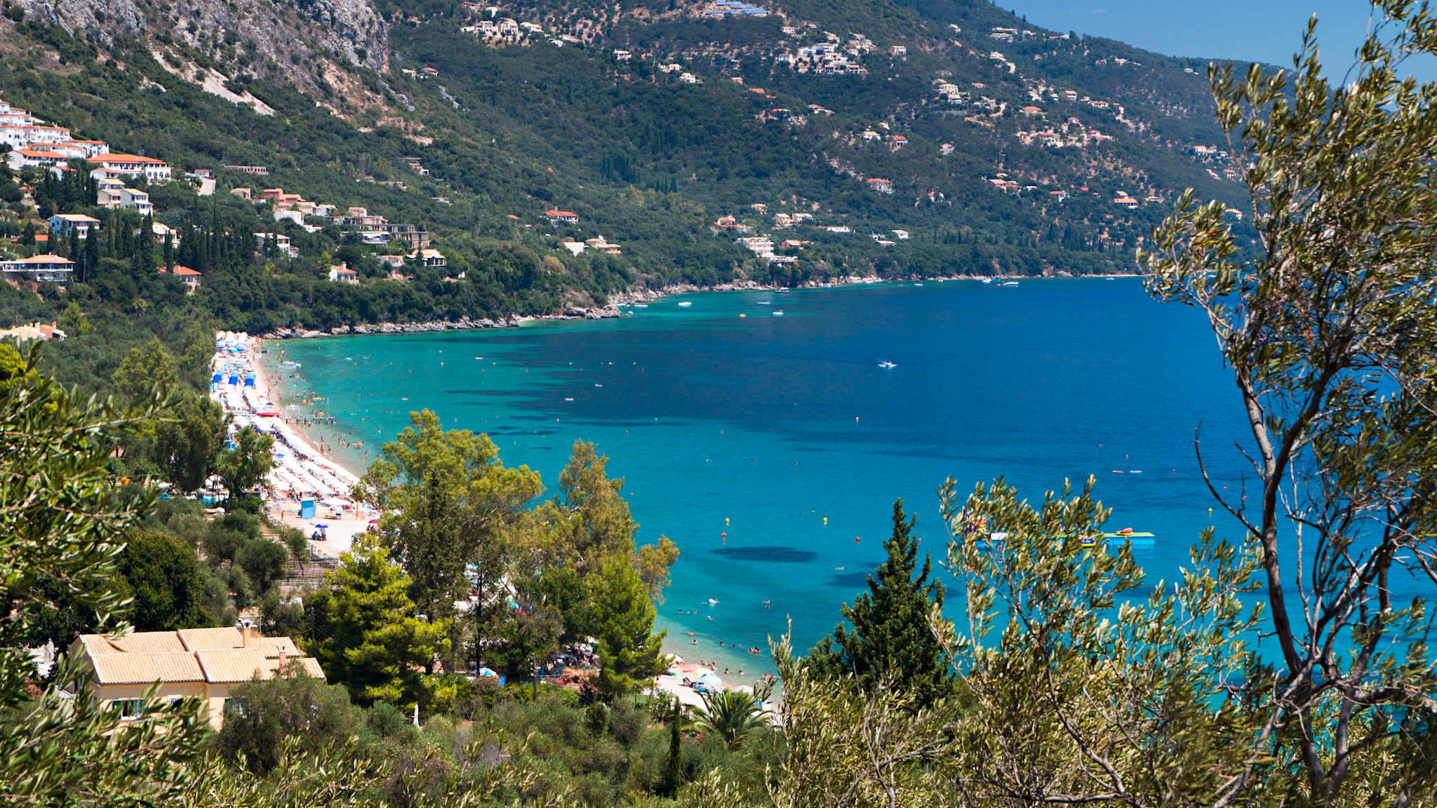 Barbati Bucht, Korfu, Griechenland