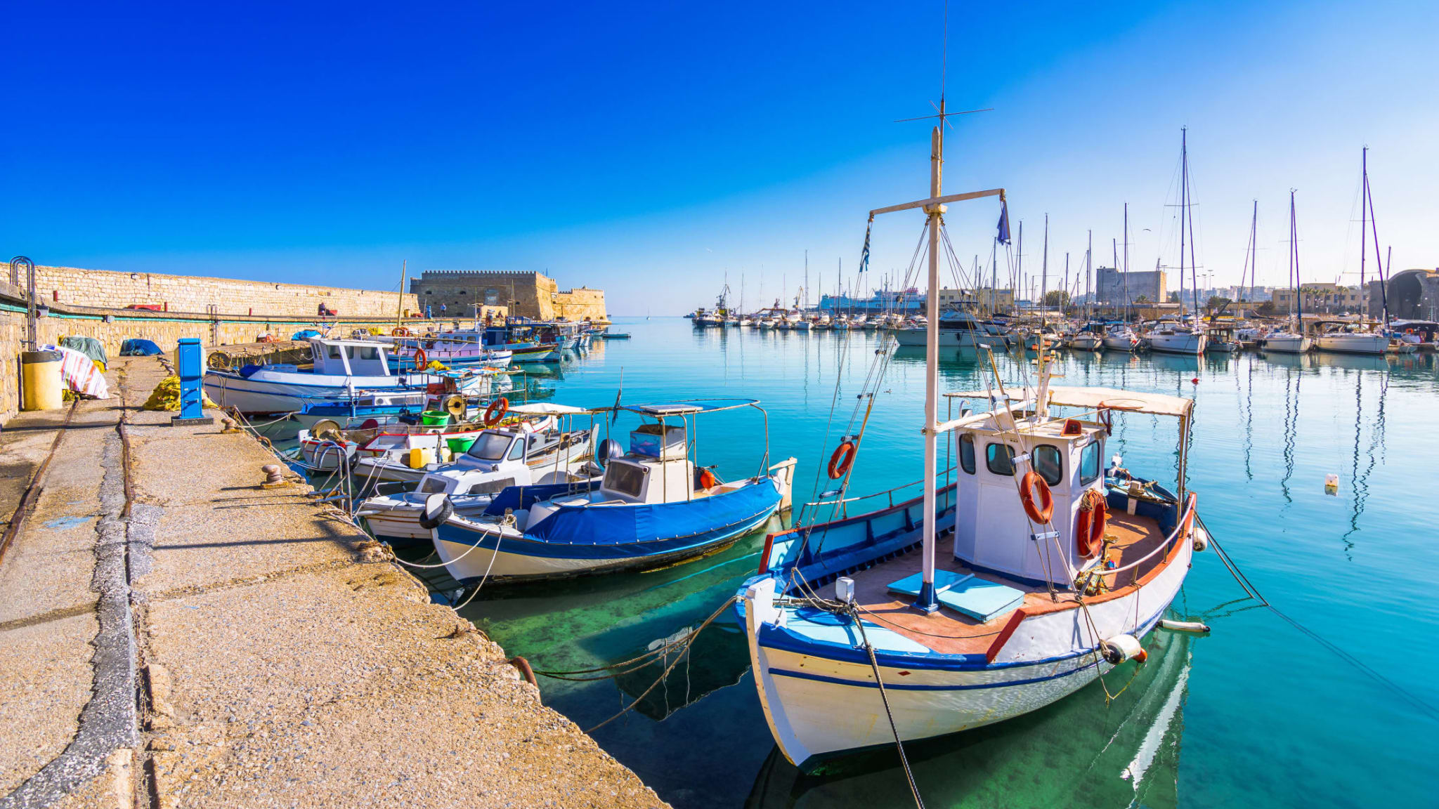 Heraklion Hafen, Kreta, Griechenland
