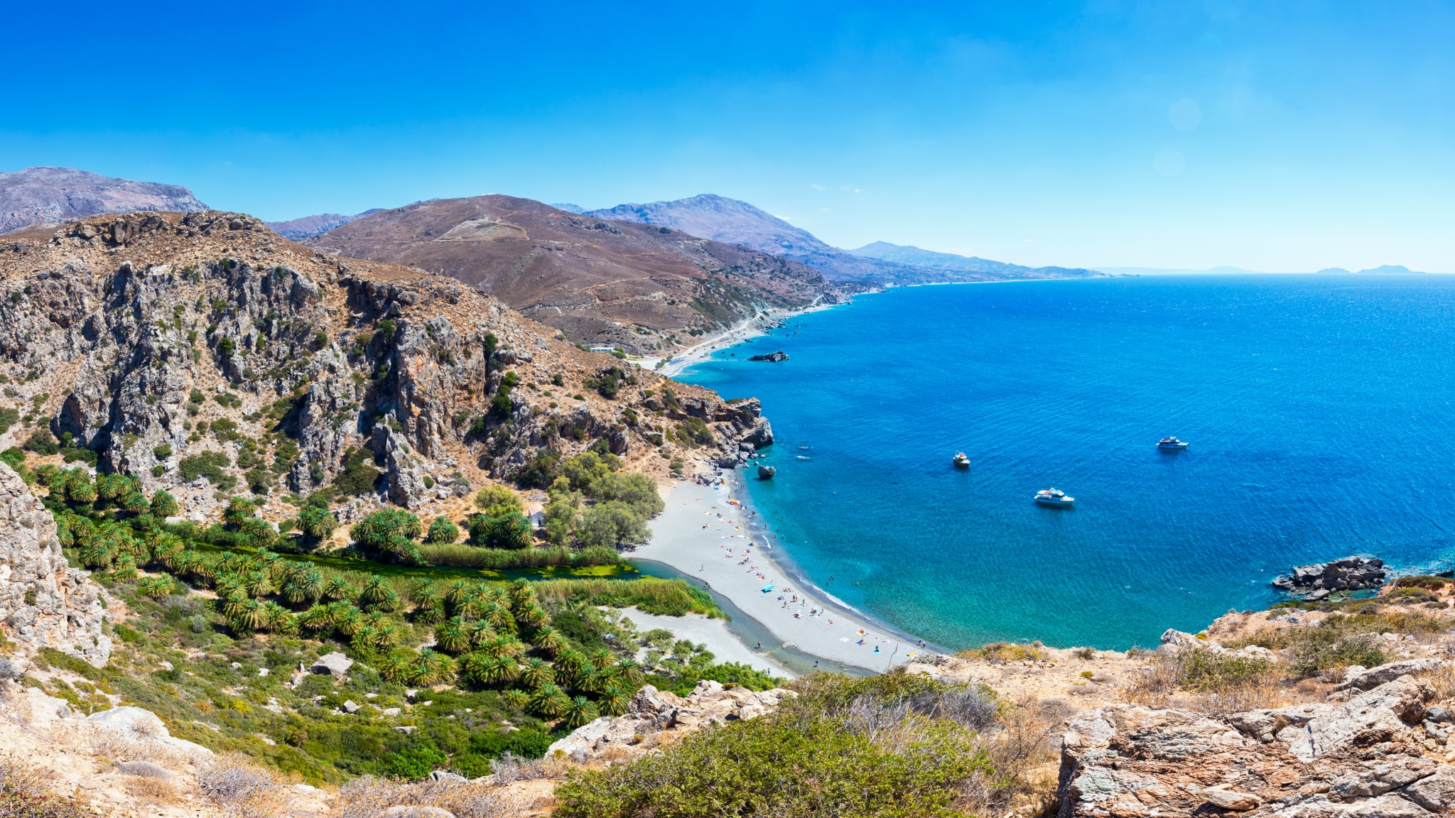 Preveli Beach, Kreta, Griechenland