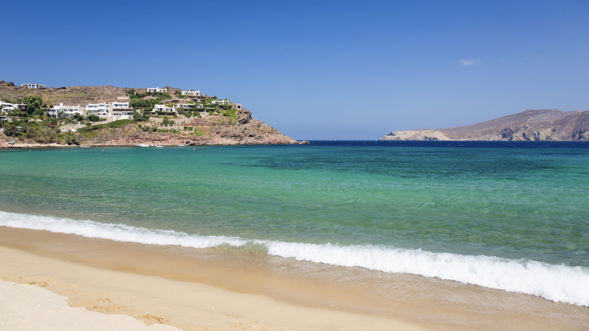 Panormos Bay, Mykonos, Griechenland
