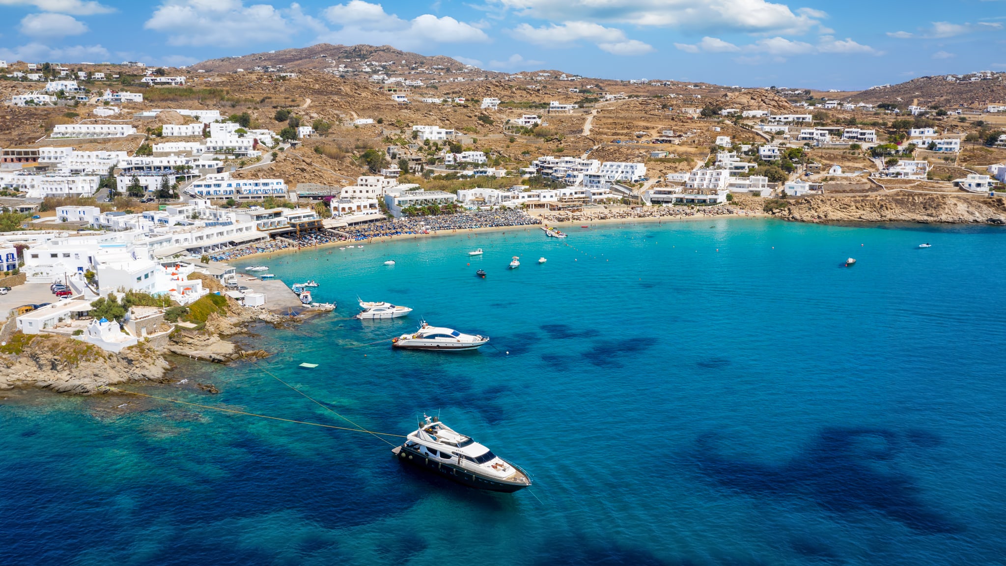 Platis Gialos, Mykonos, Griechenland