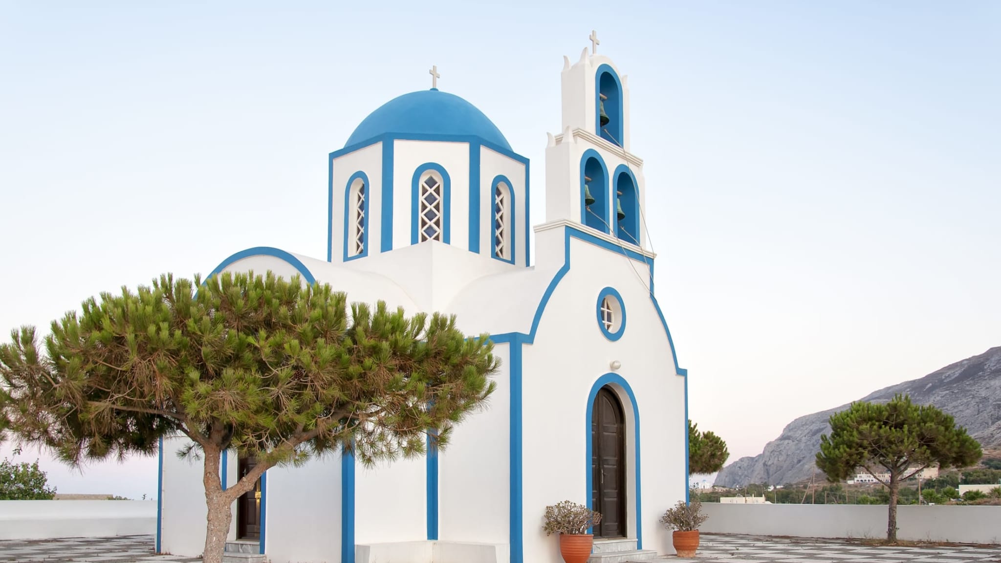Kirche Kamari, Santorini