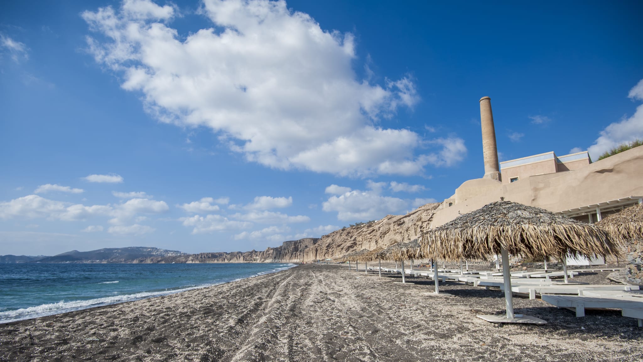 Schwarzer Strand, Santorini, Griechenland