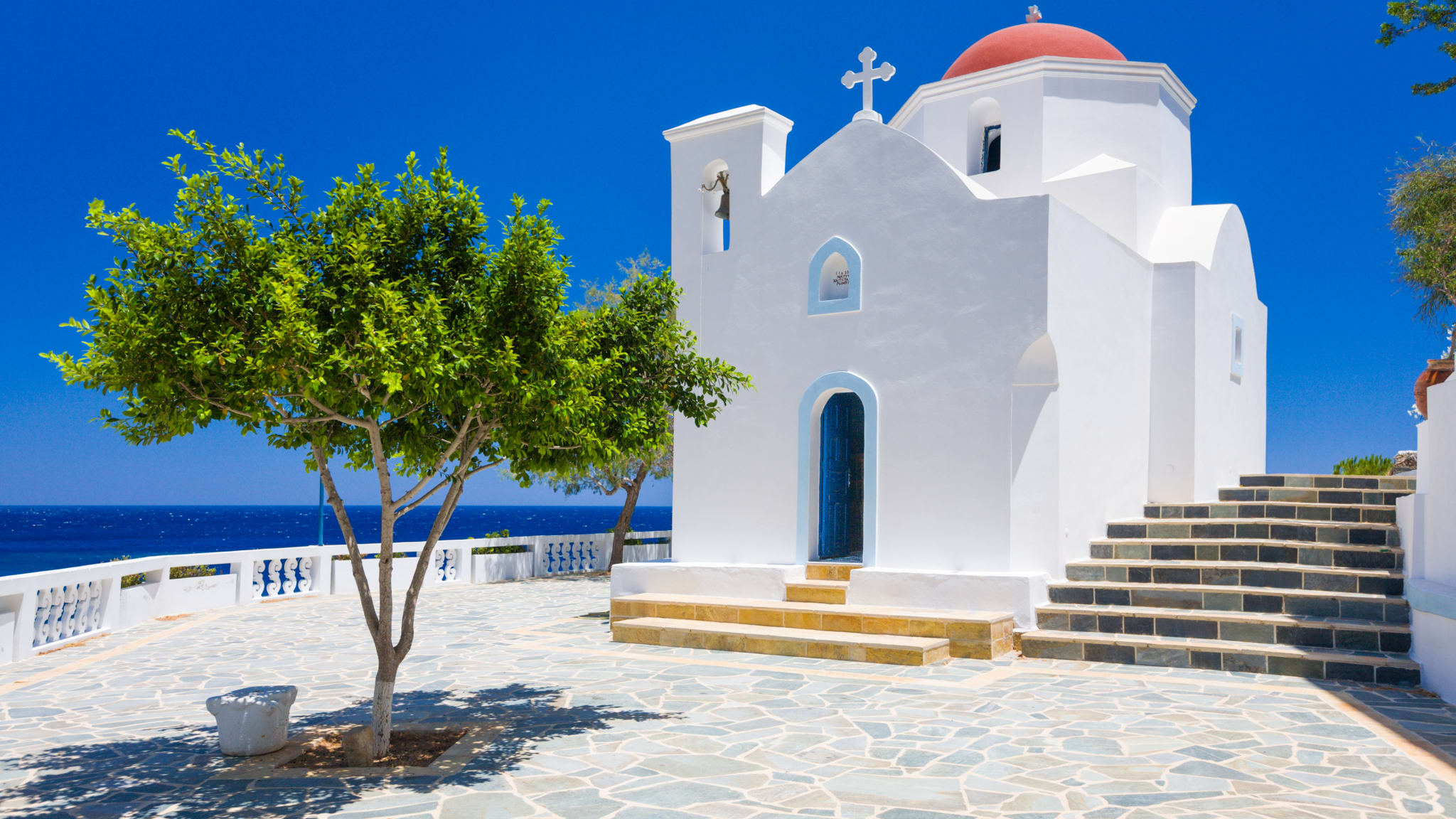 Orthodox church at Kyra Panagia, Karpathos island, Greece