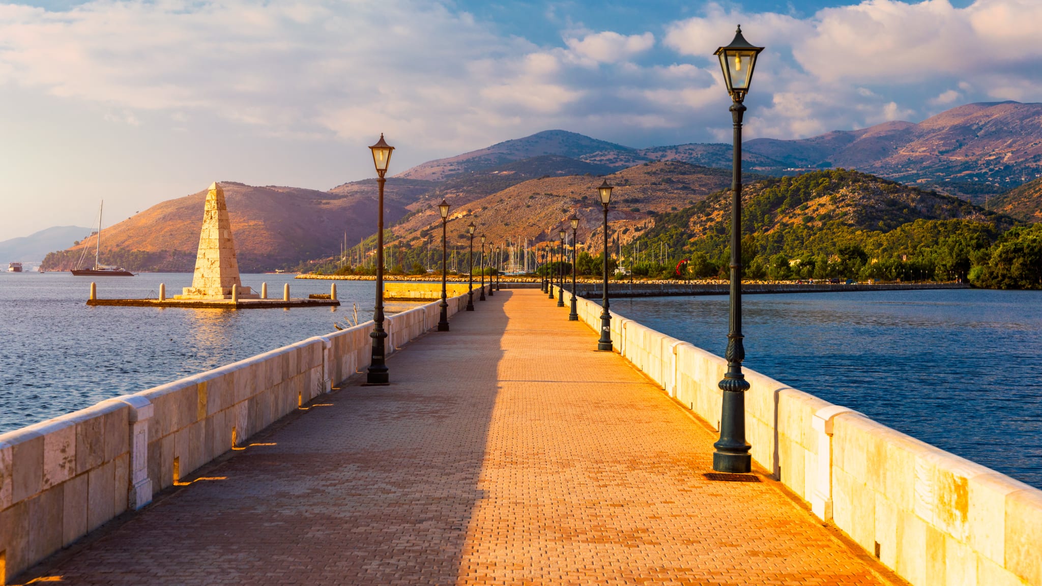 De Bosset Brücke in Argostoli, Kefalonia, Griechenland