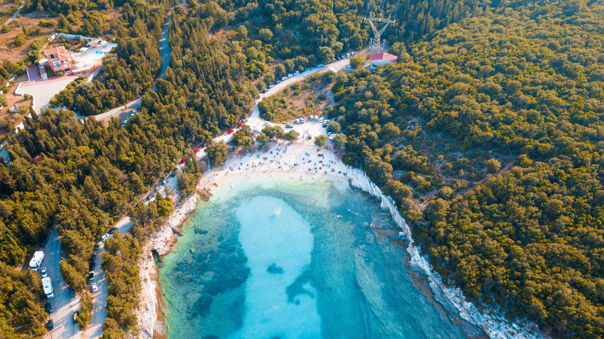 Strand Emplisi, Kefalonia, Griechenland