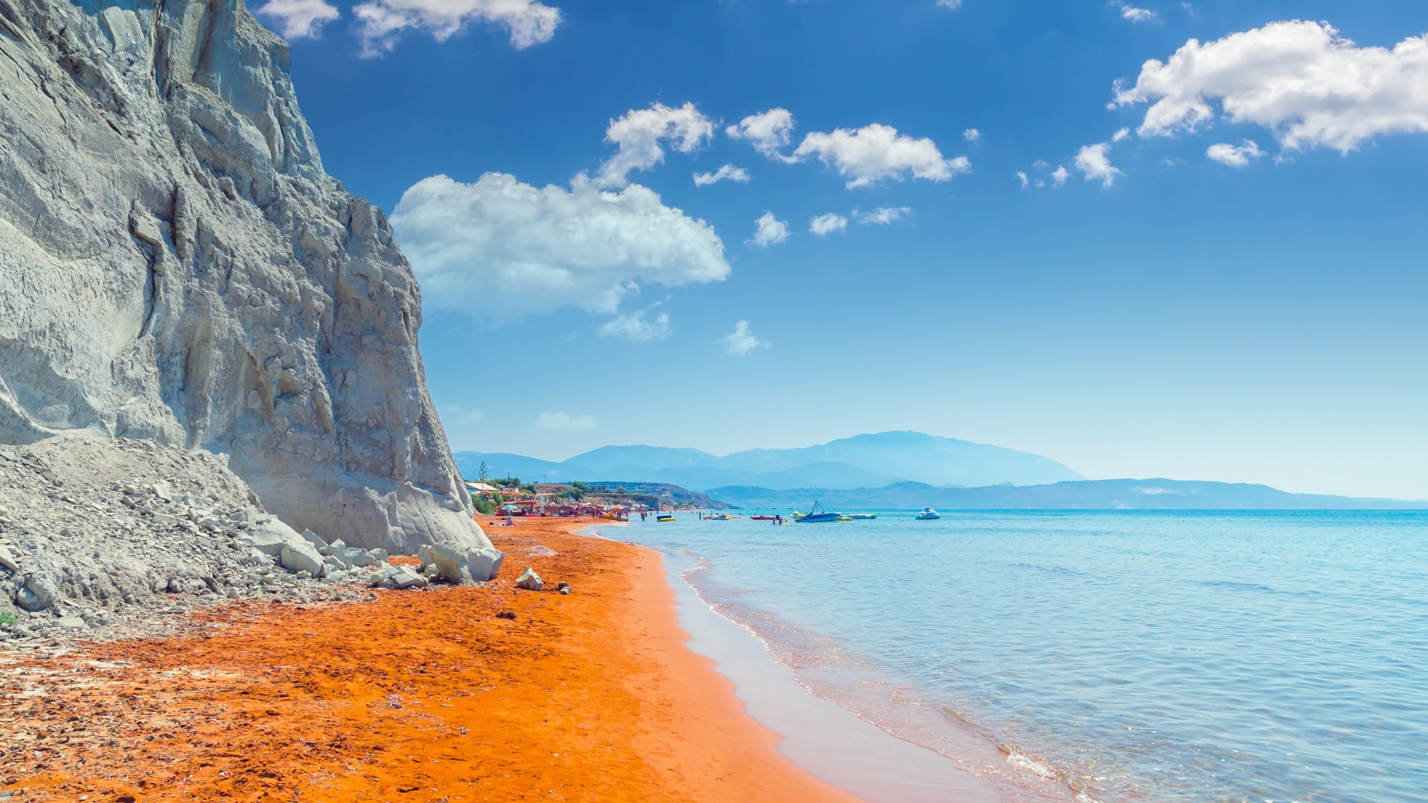 Strand Xi, Kefalonia, Griechenland