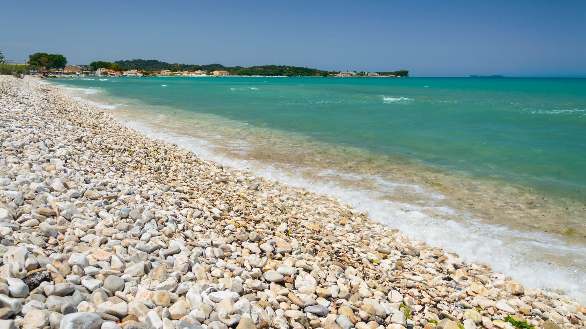 Strand von Acharavi Korfu