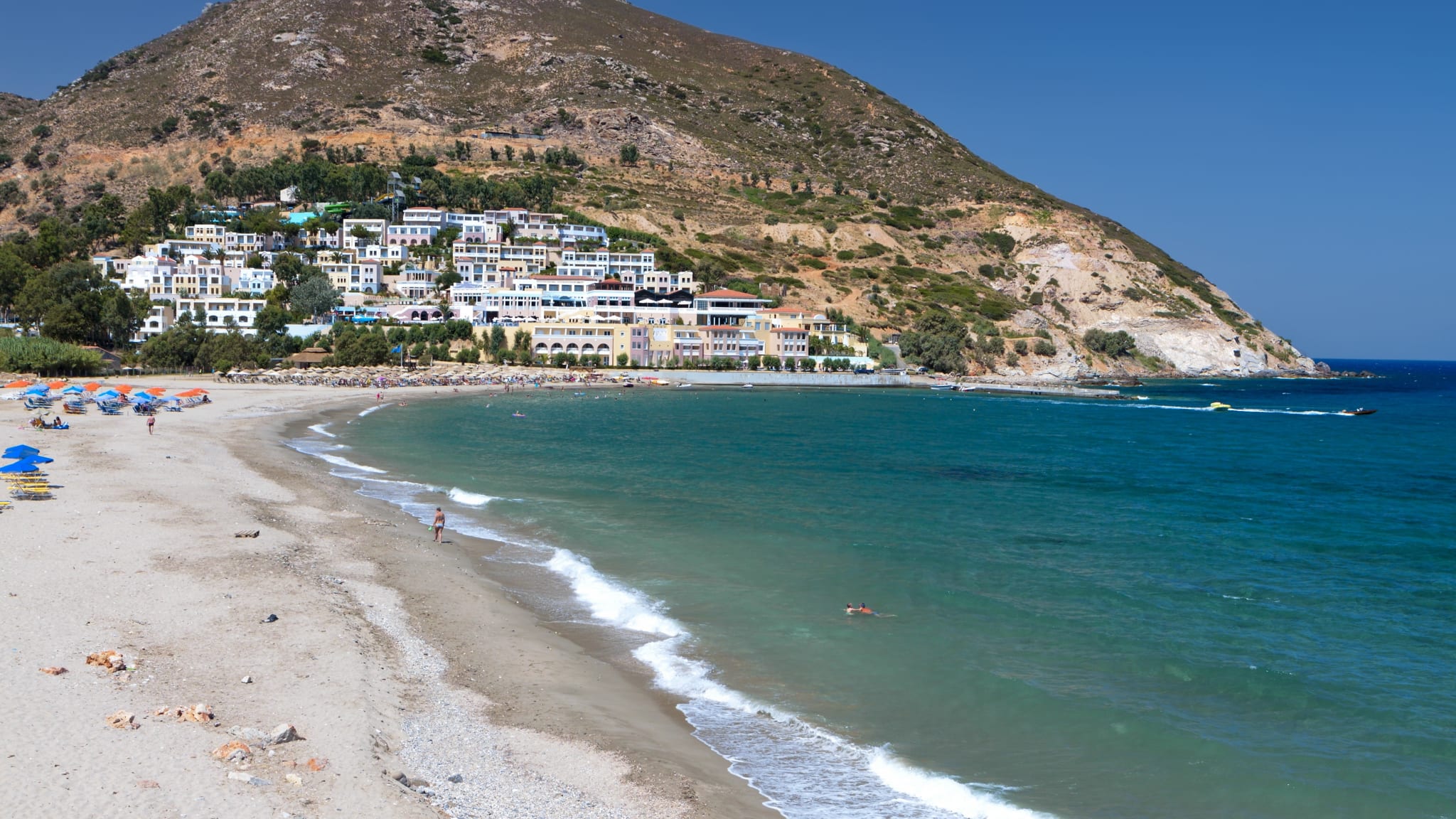Fodele bay auf der Insel Kreta in Griechenland