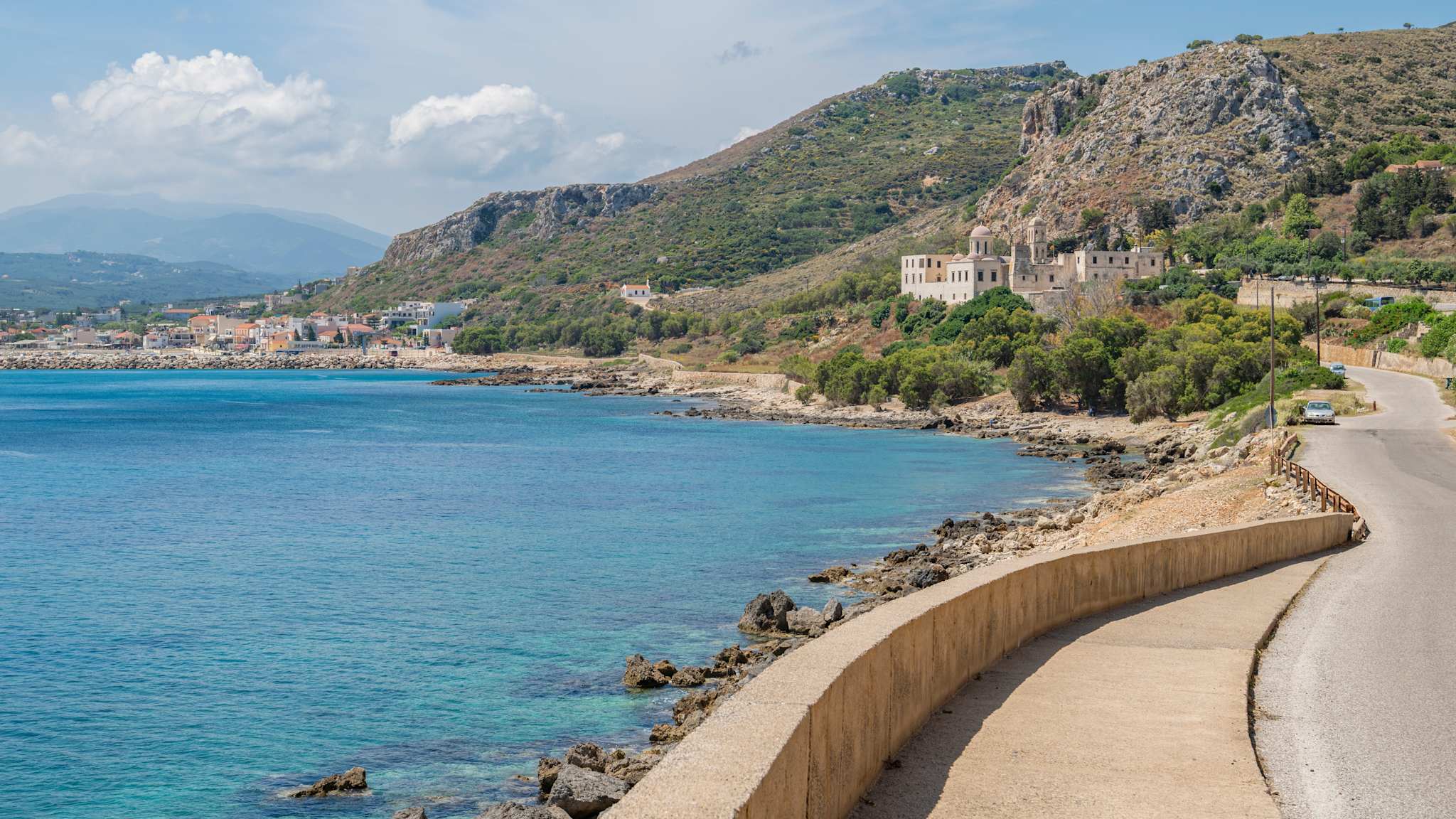 Blick auf Kolymvari, Kreta