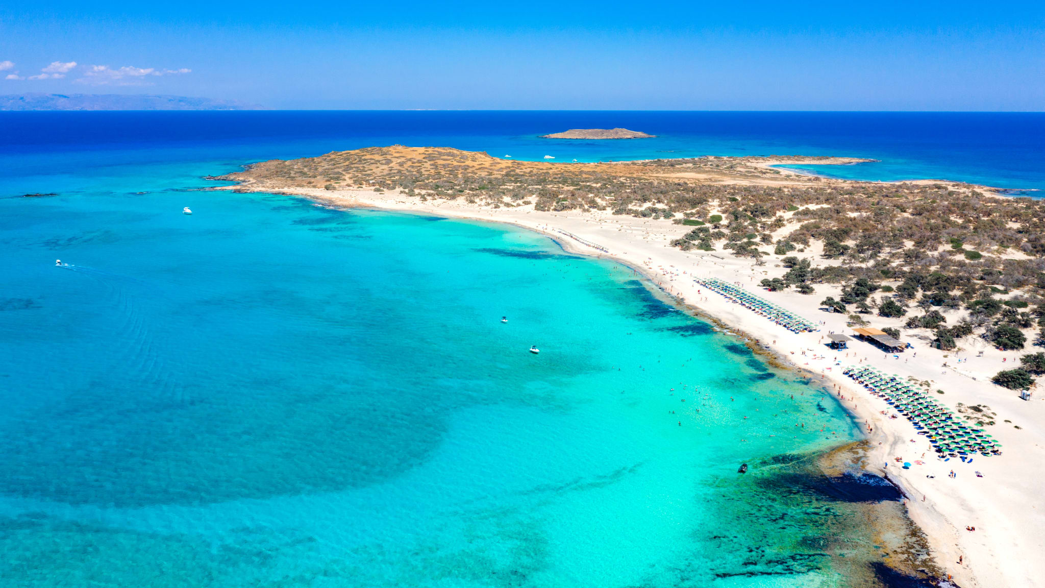 Luftaufnahme von Chrissy-Insel, Kreta